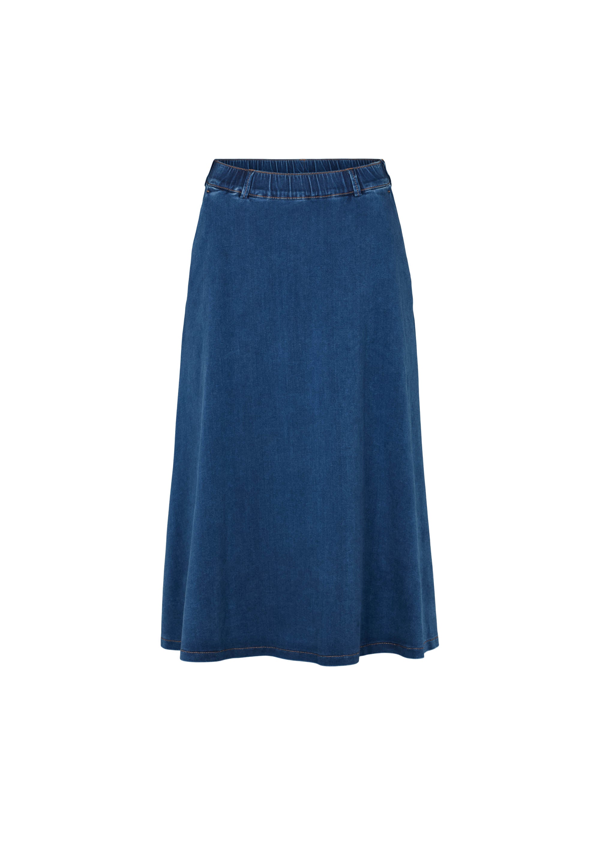 LAURIE Asta Skirt - 80 cm Skirts 44506 Medium Blue Denim