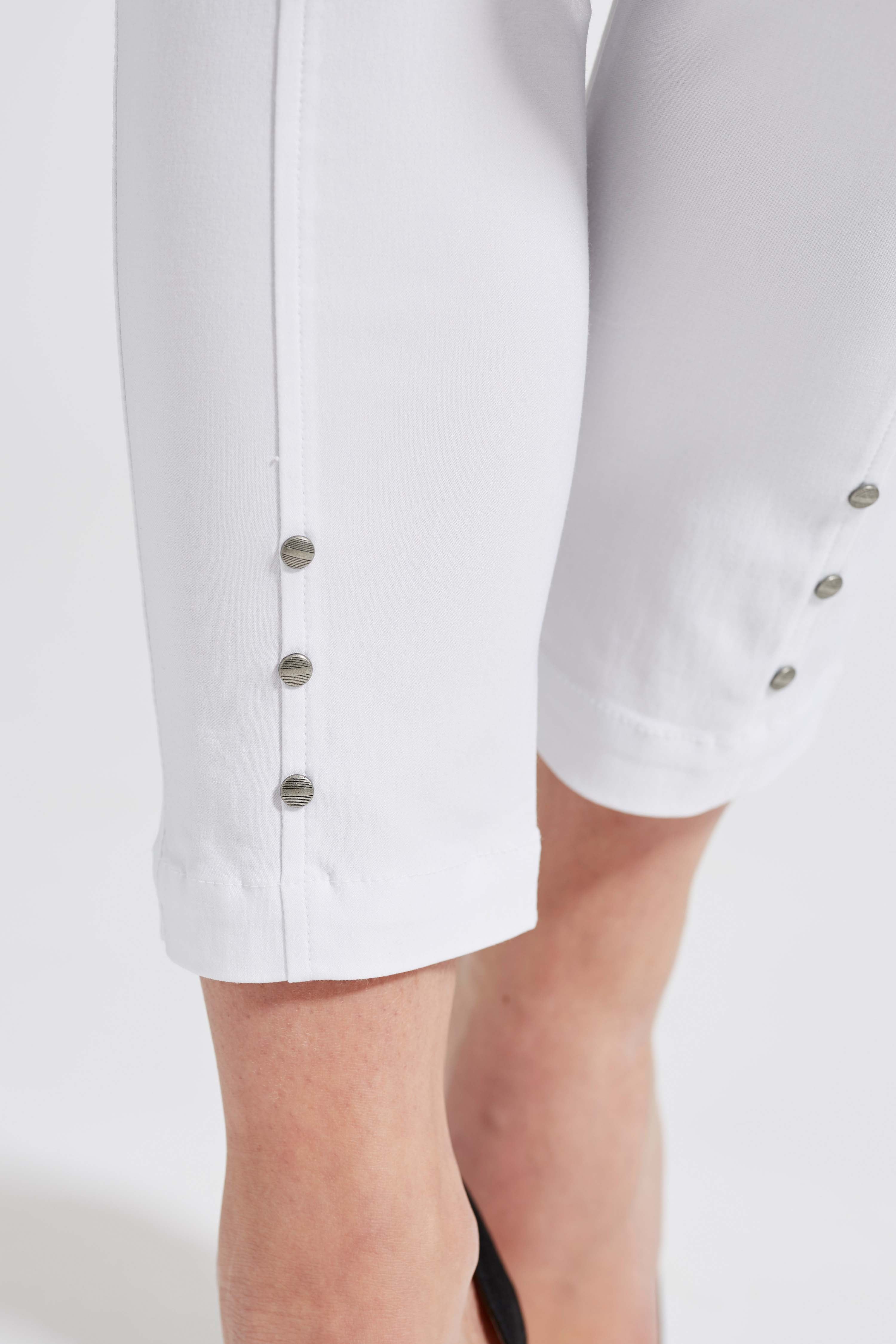 LAURIE Chloe Slim Crop Slim 10970 White