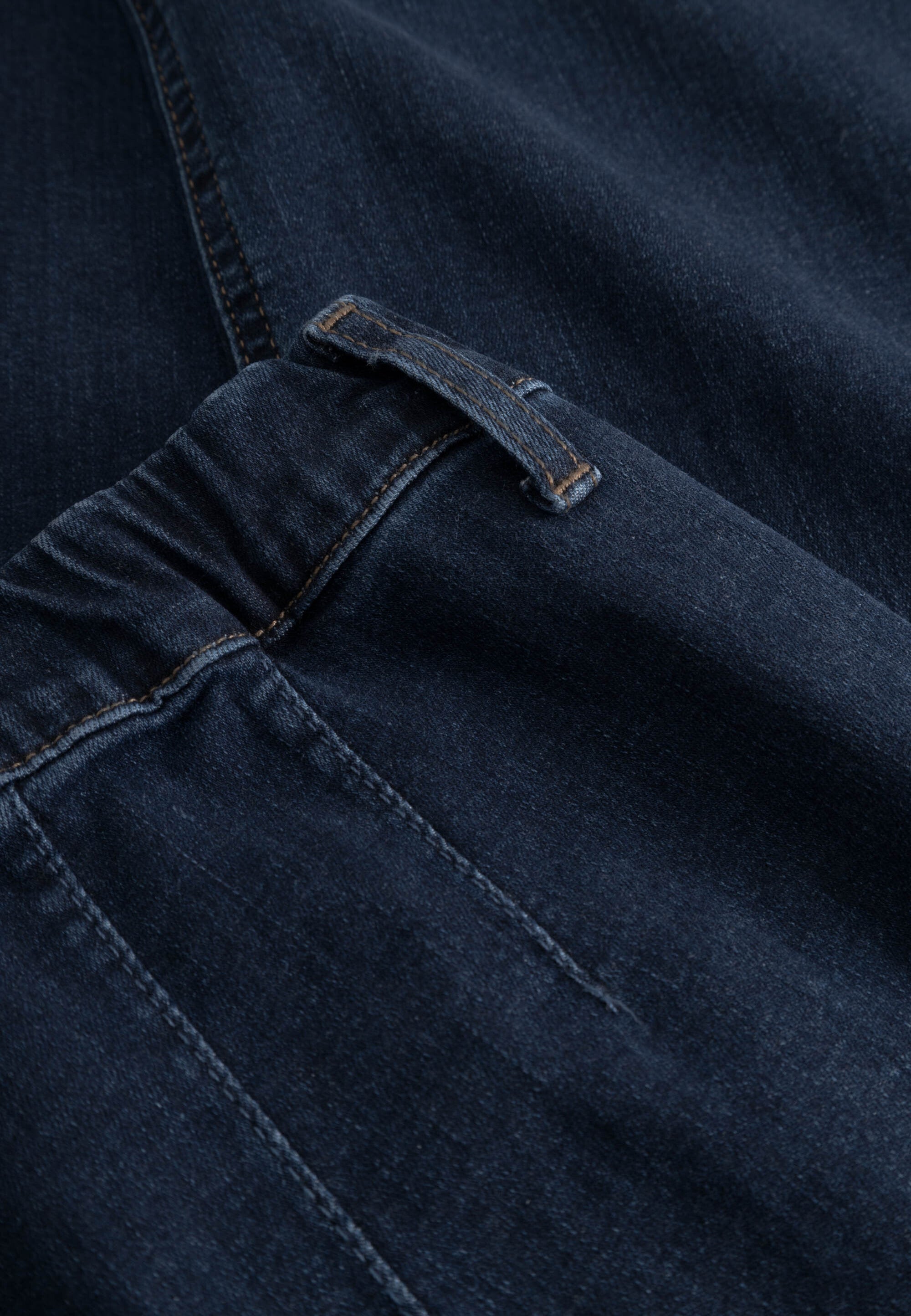 LAURIE Donna Loose - Medium Length Loose 40513 Dark Blue Denim