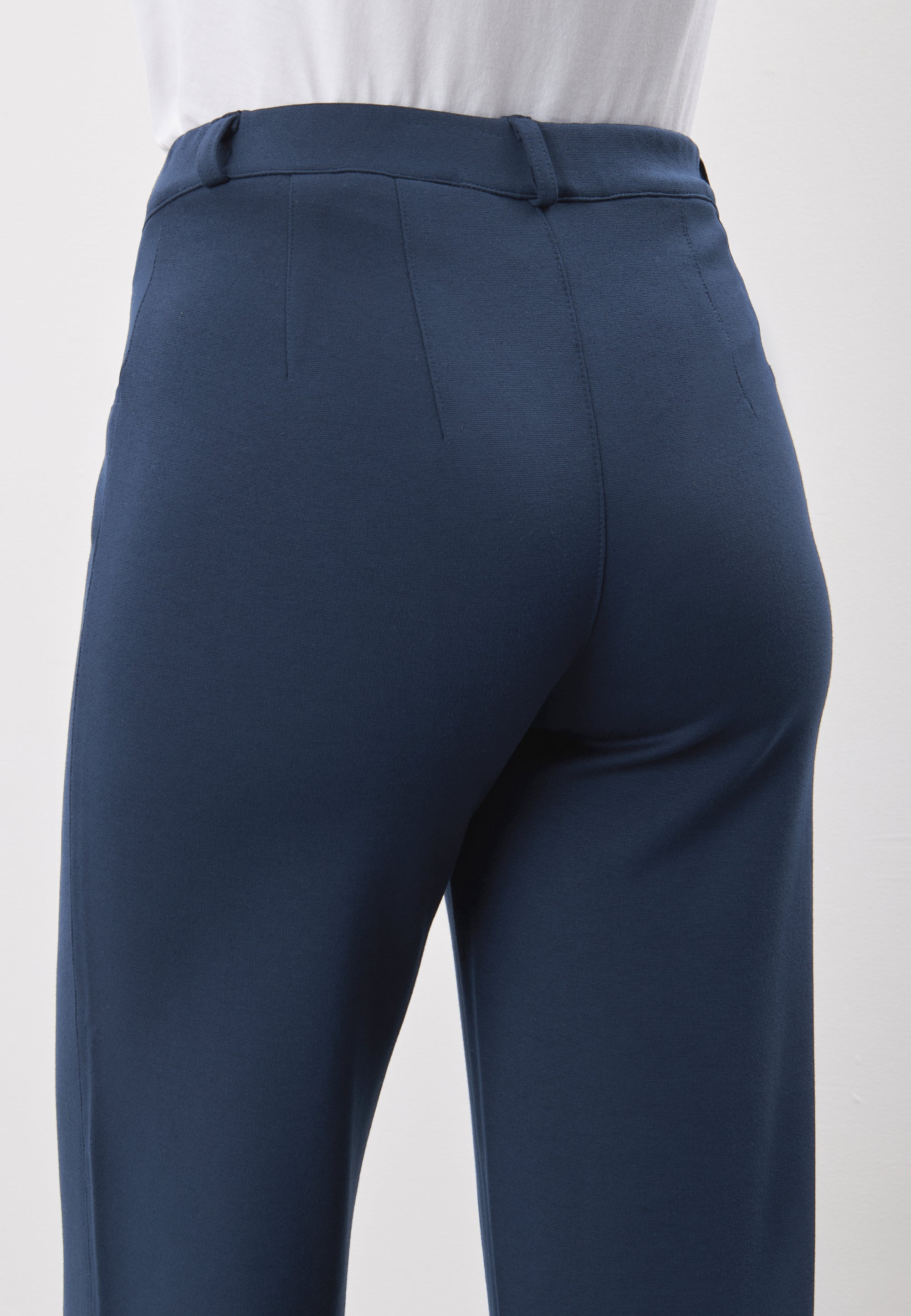 LAURIE Donna Loose Jersey - Medium Length Loose 49103 Navy brushed