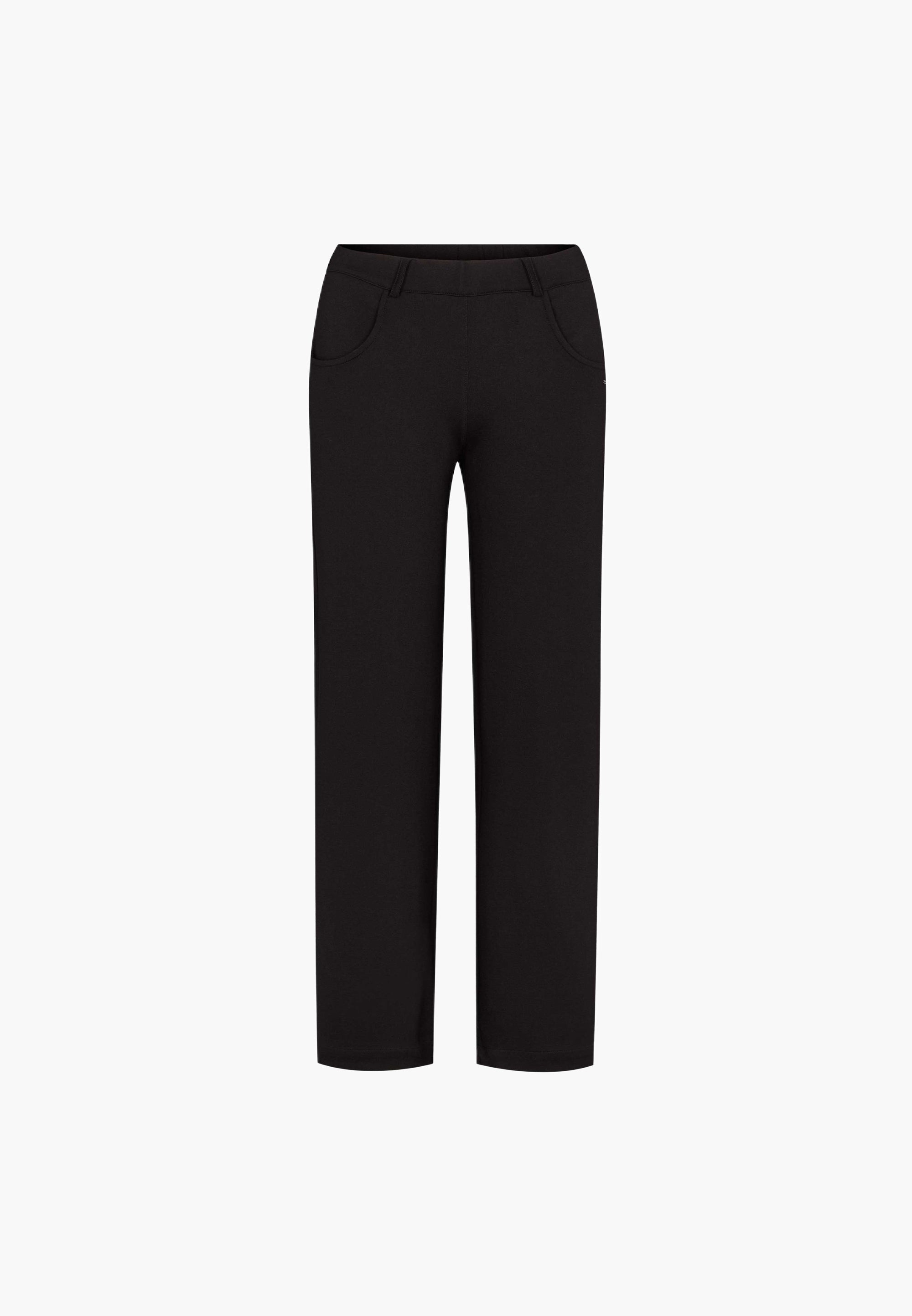 LAURIE Donna Loose Jersey - Medium Length Loose 99143 Black brushed