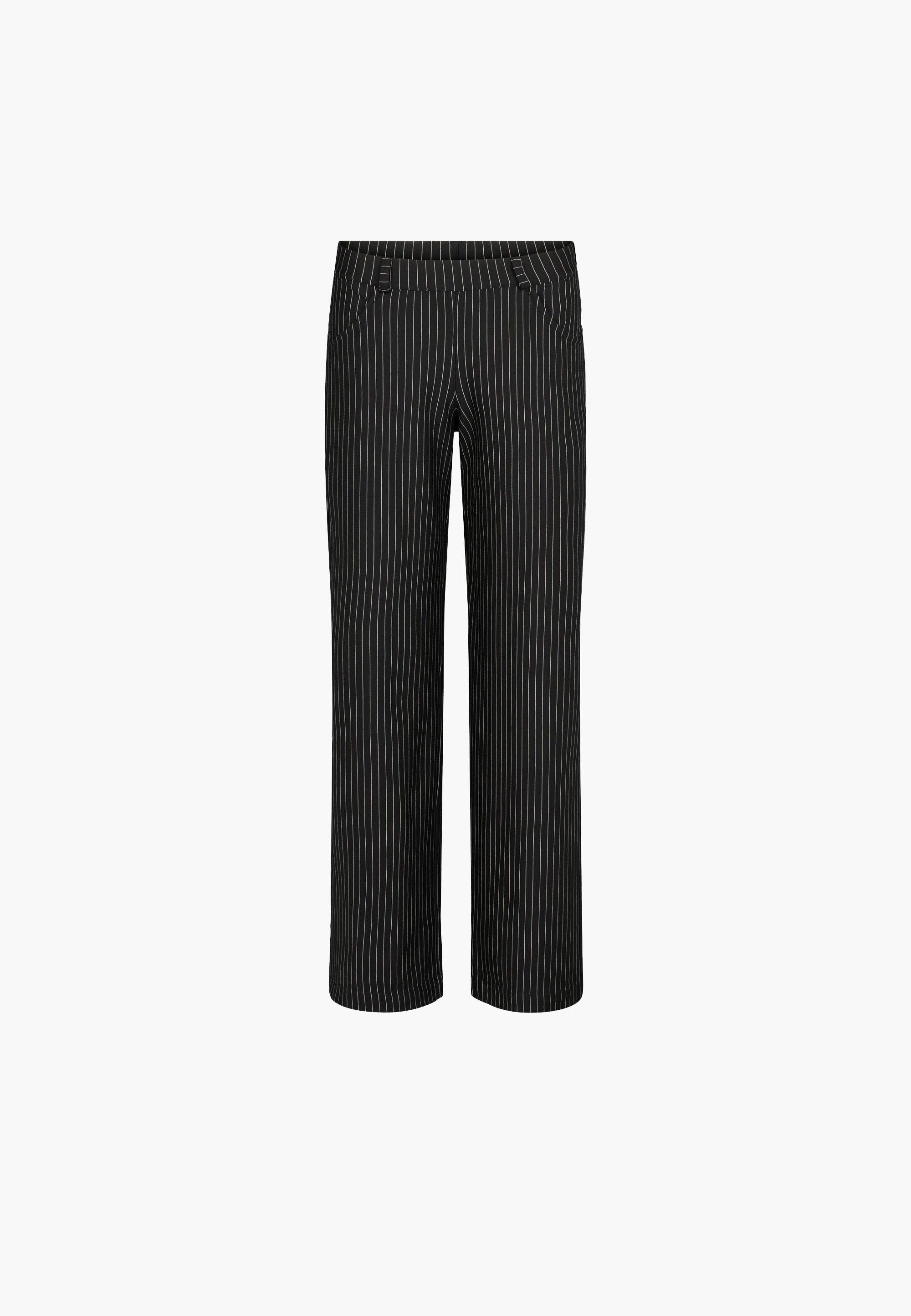 LAURIE Donna Loose Jersey - Short Length Loose 99027 Black Stripe Brushed