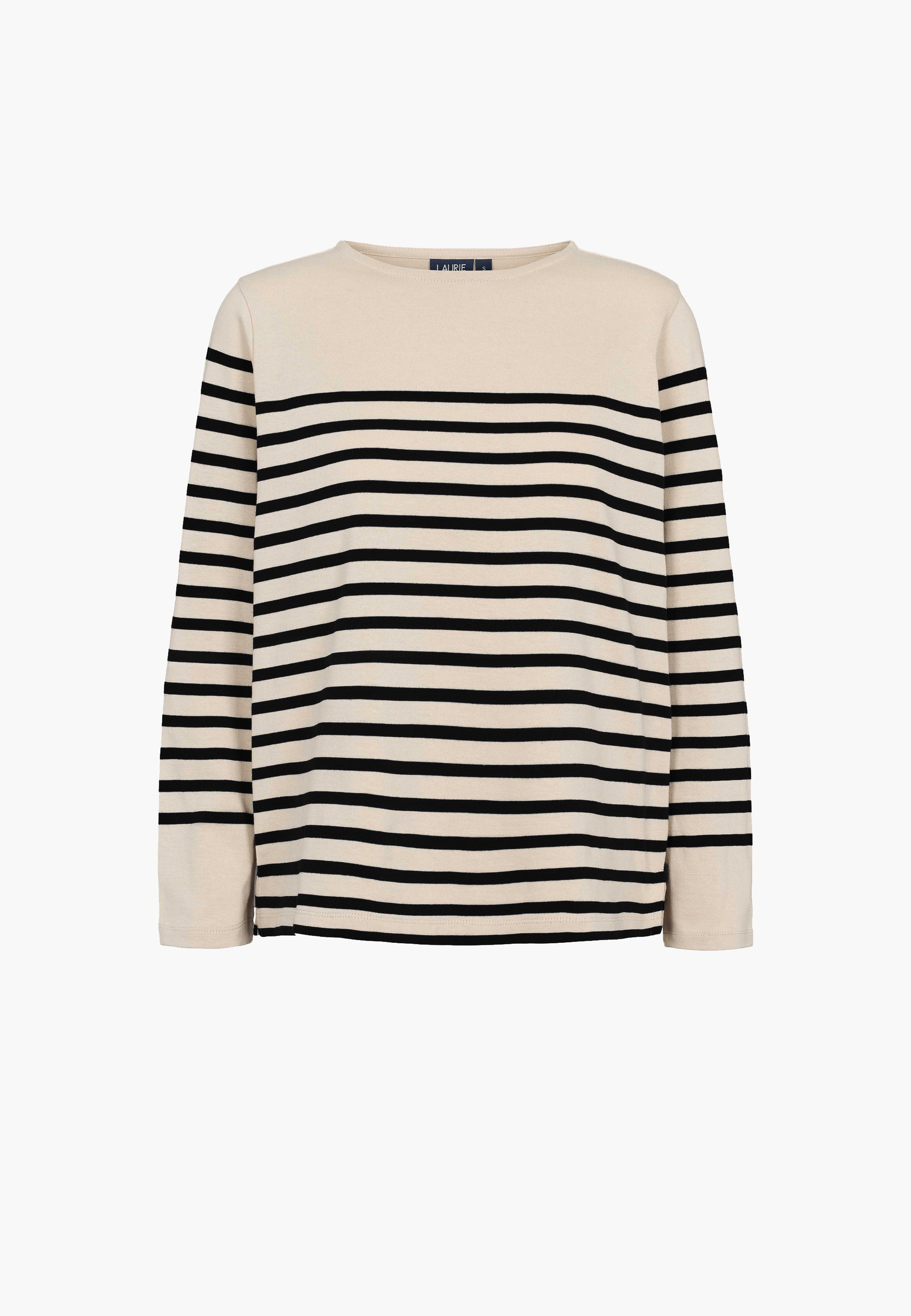 LAURIE Gabrielle Breton Shirt LS Sweatshirts 99013 Black Birch Stripe