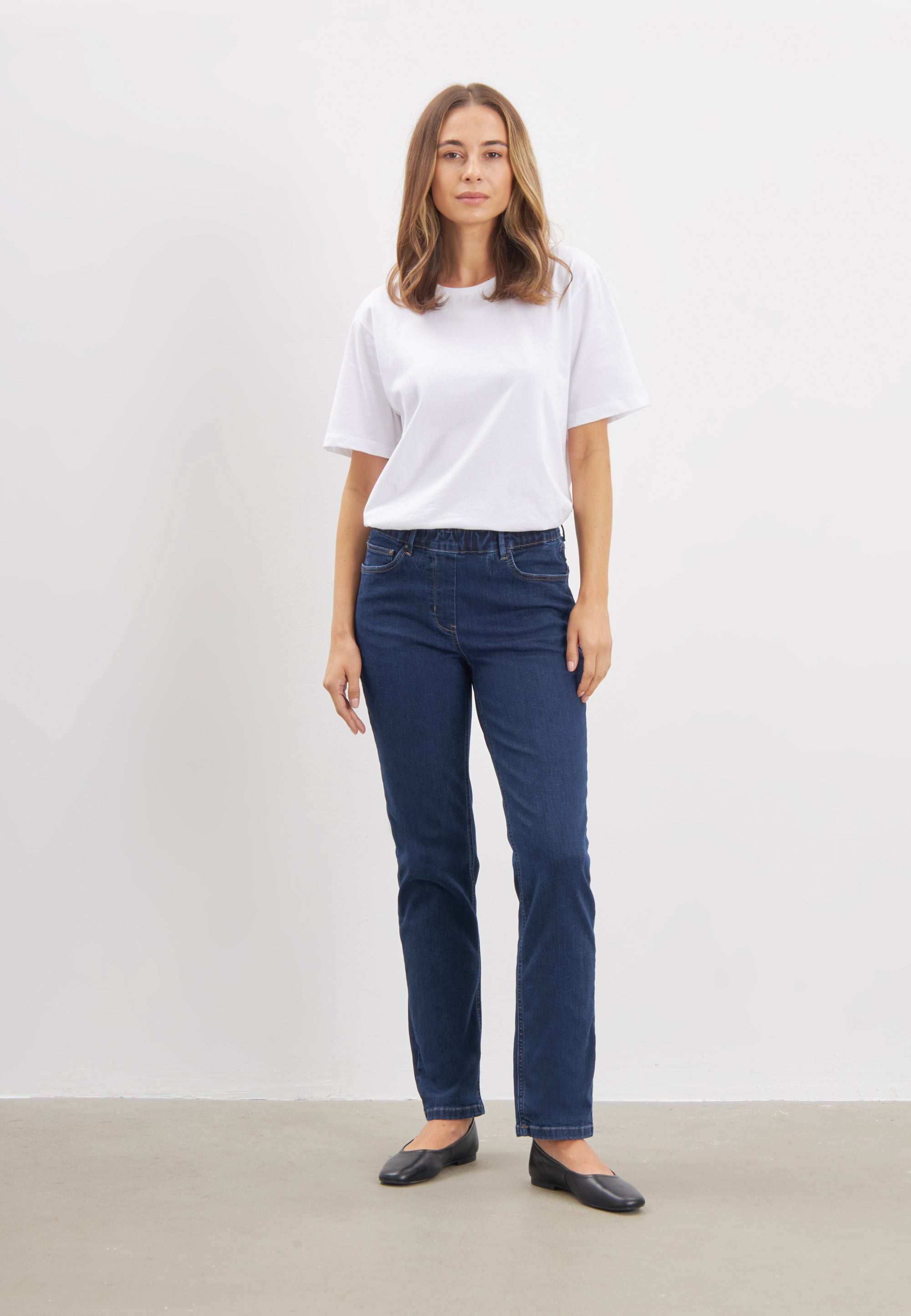 LAURIE Hannah Regular - Medium Length Regular 40513 Dark Blue Denim