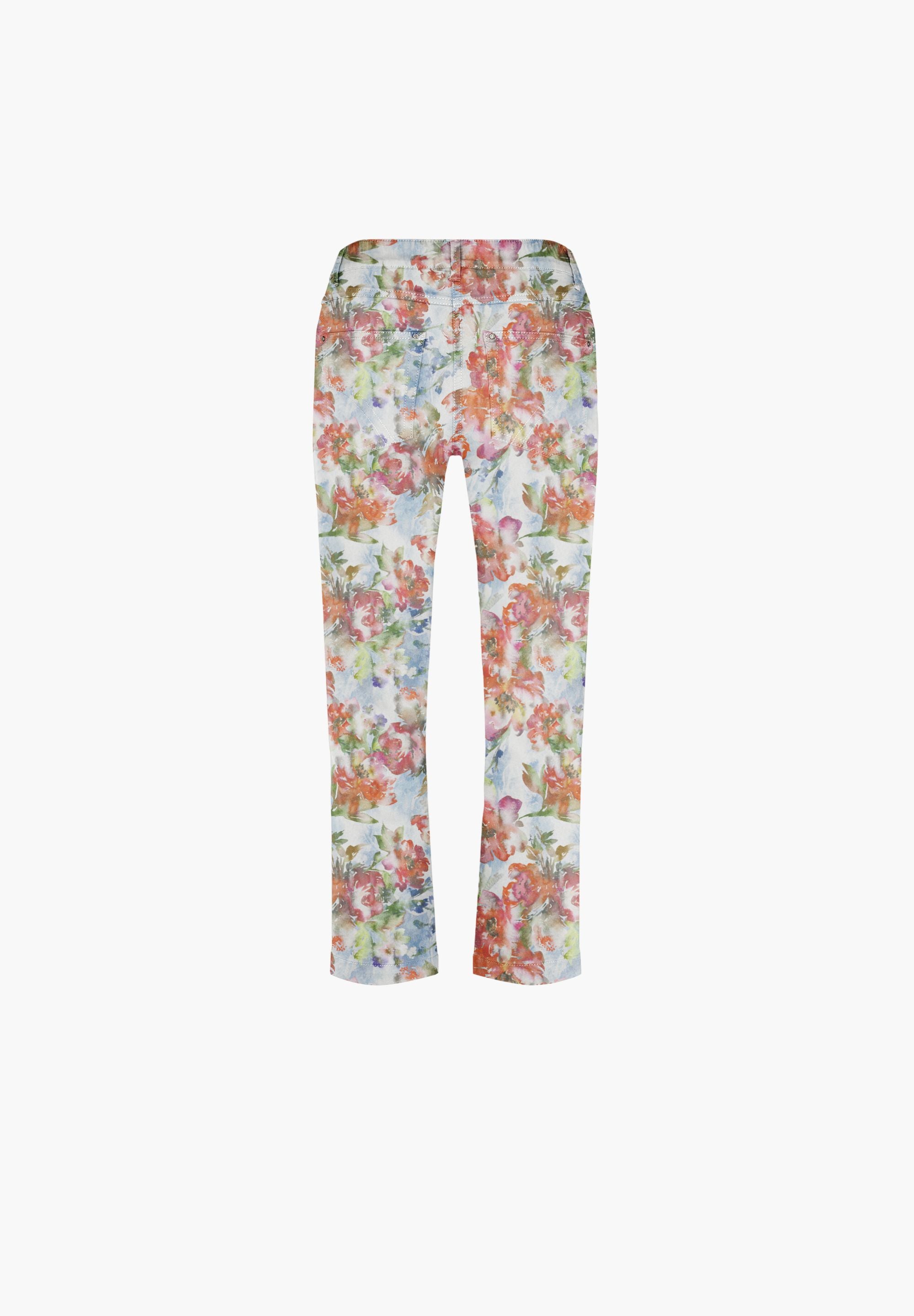 LAURIE Hannah Regular - Extra Short Length Trousers REGULAR 60036 Tulip Bright Flower