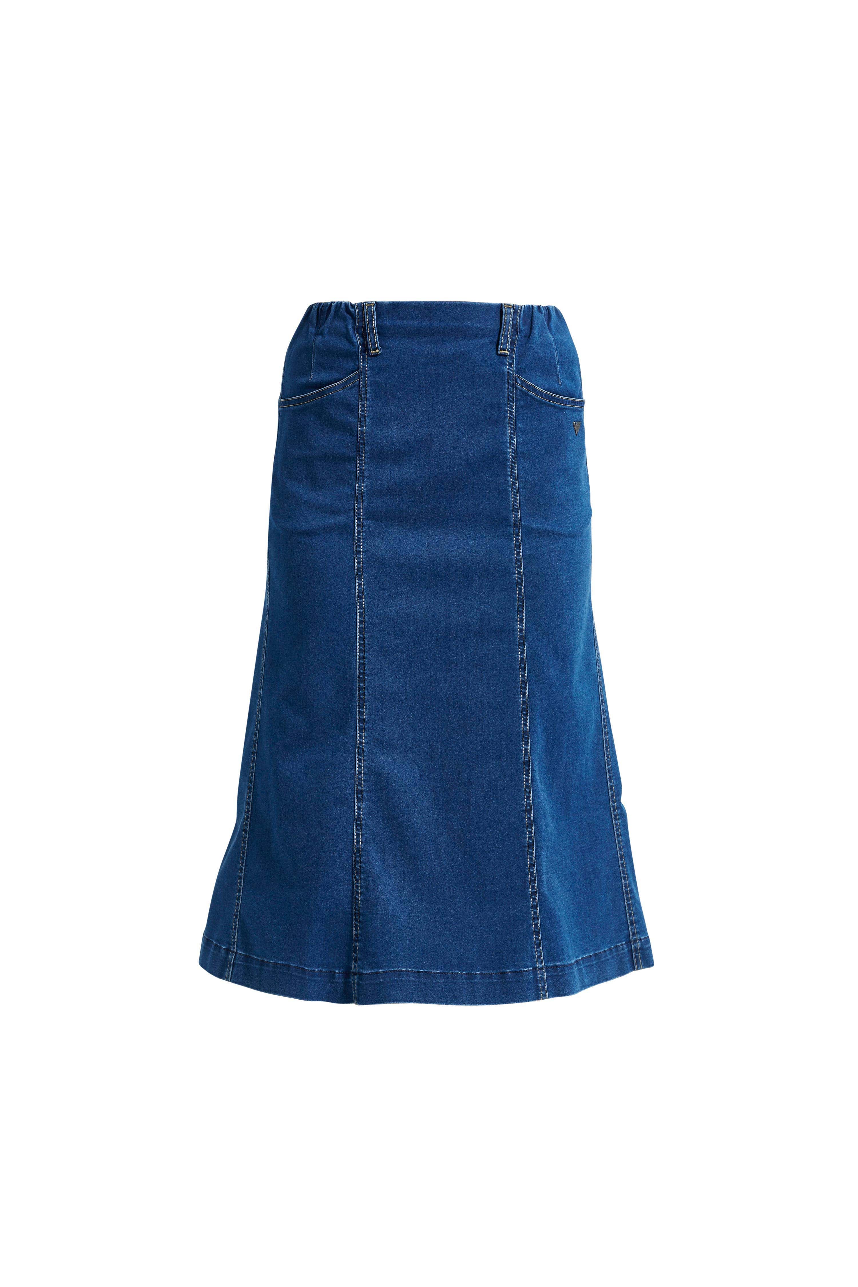 LAURIE Hazel Skjørt Skirts 43515 Medium Blue Denim