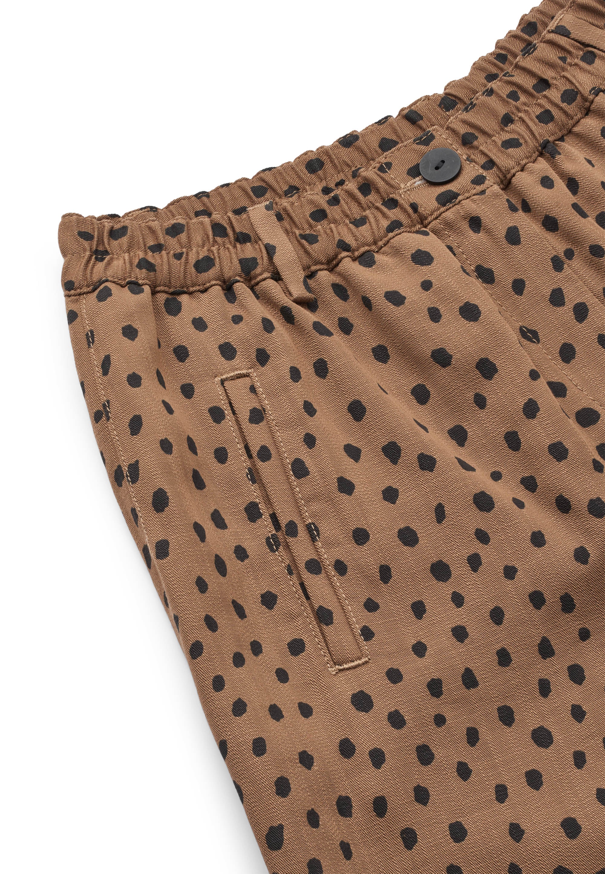 LAURIE Hilde Loose Crop Loose 81010 Camel Print