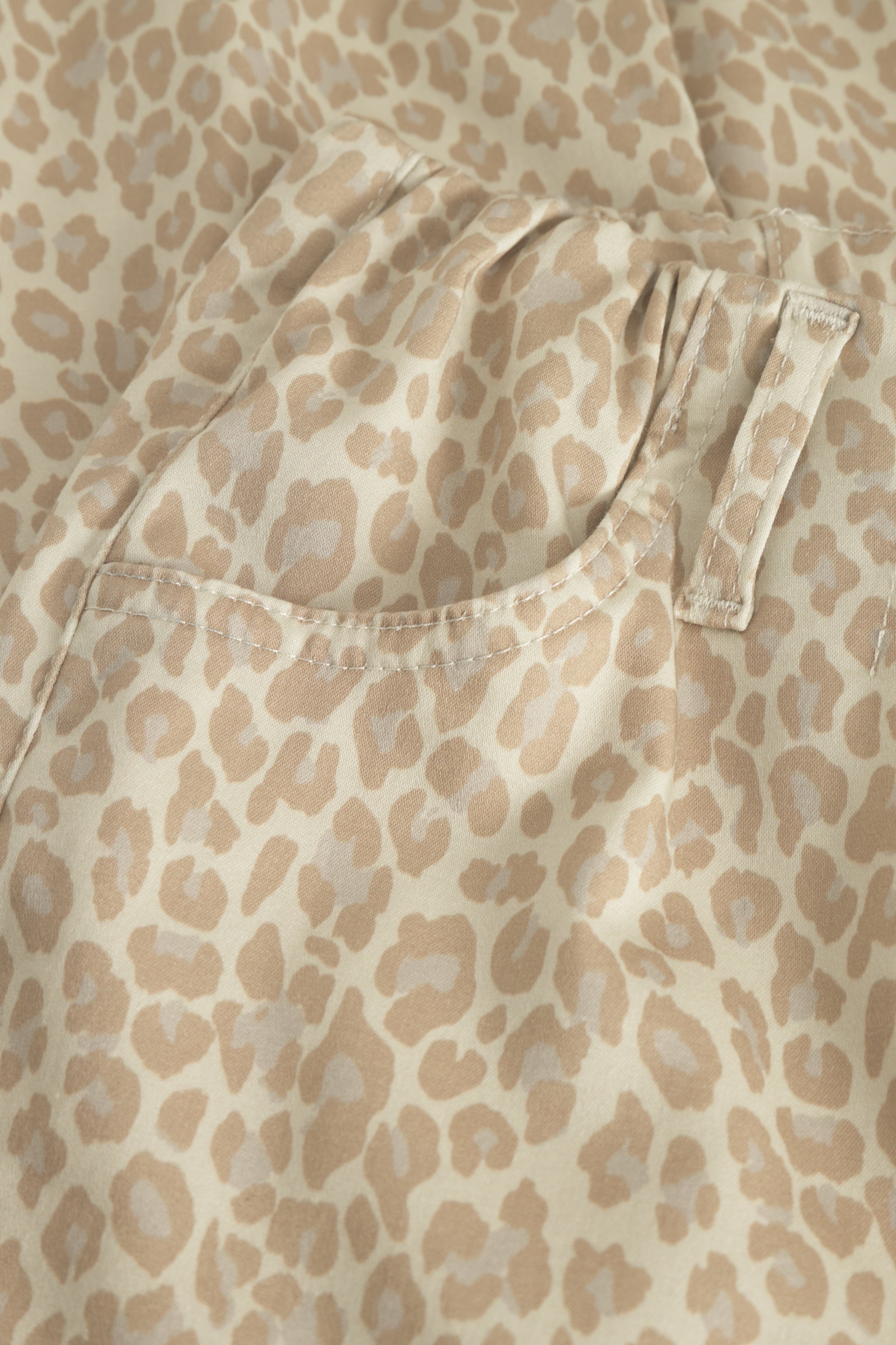 LAURIE Kelly Regular - Medium Length Trousers REGULAR 13036 Birch Leopard