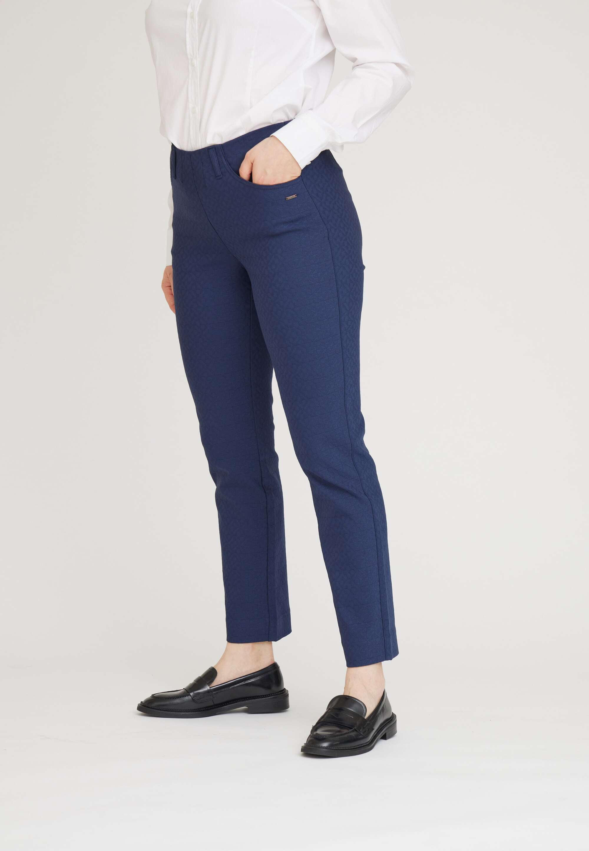 LAURIE Kelly Regular - Short Length Regular 49706 Navy Jacquard