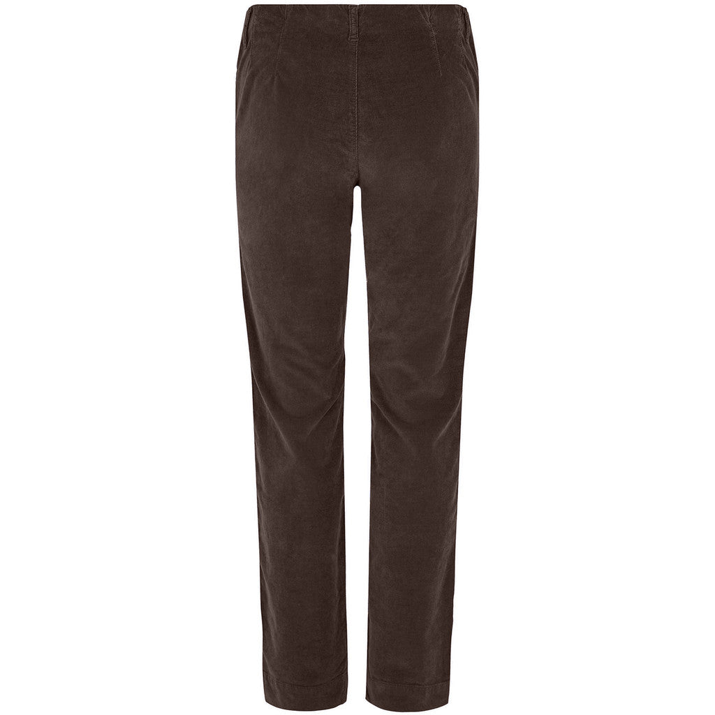 LAURIE Kelly Regular Fløyel - Medium Length Regular 88000 Brown
