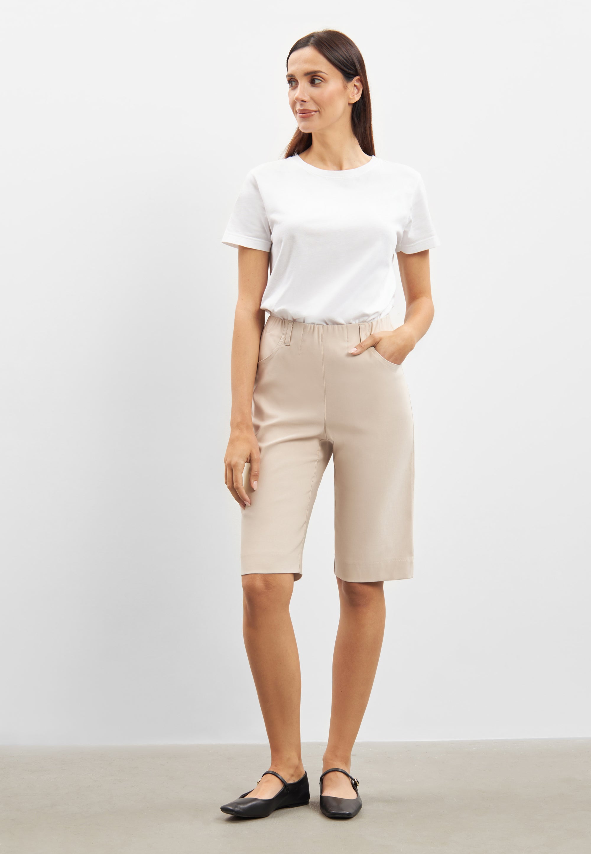 LAURIE Kelly Regular Shorts Regular 25000 Grey Sand