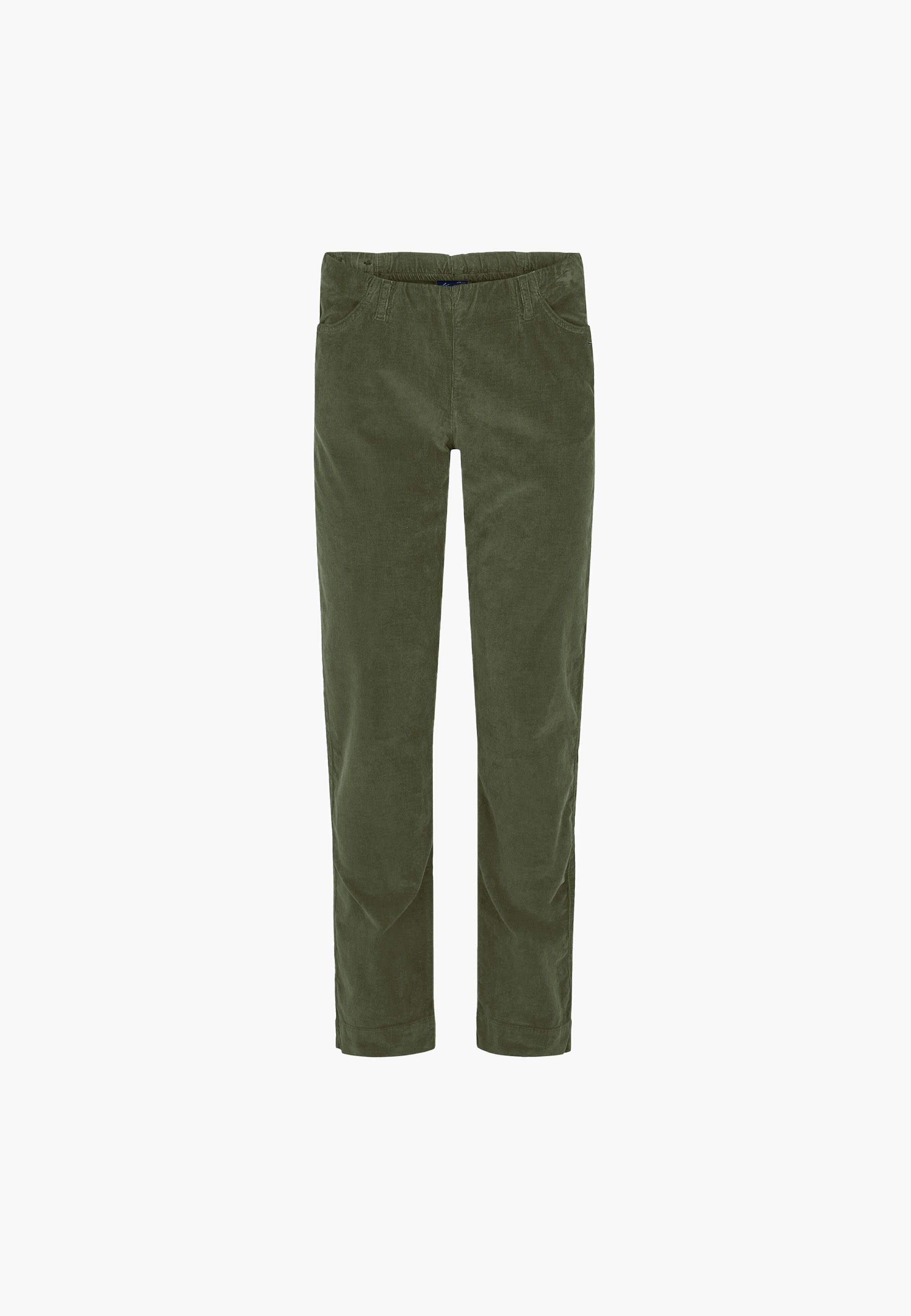 LAURIE Kelly Regular fløyel - Medium Length Regular 55000 Dried Olive