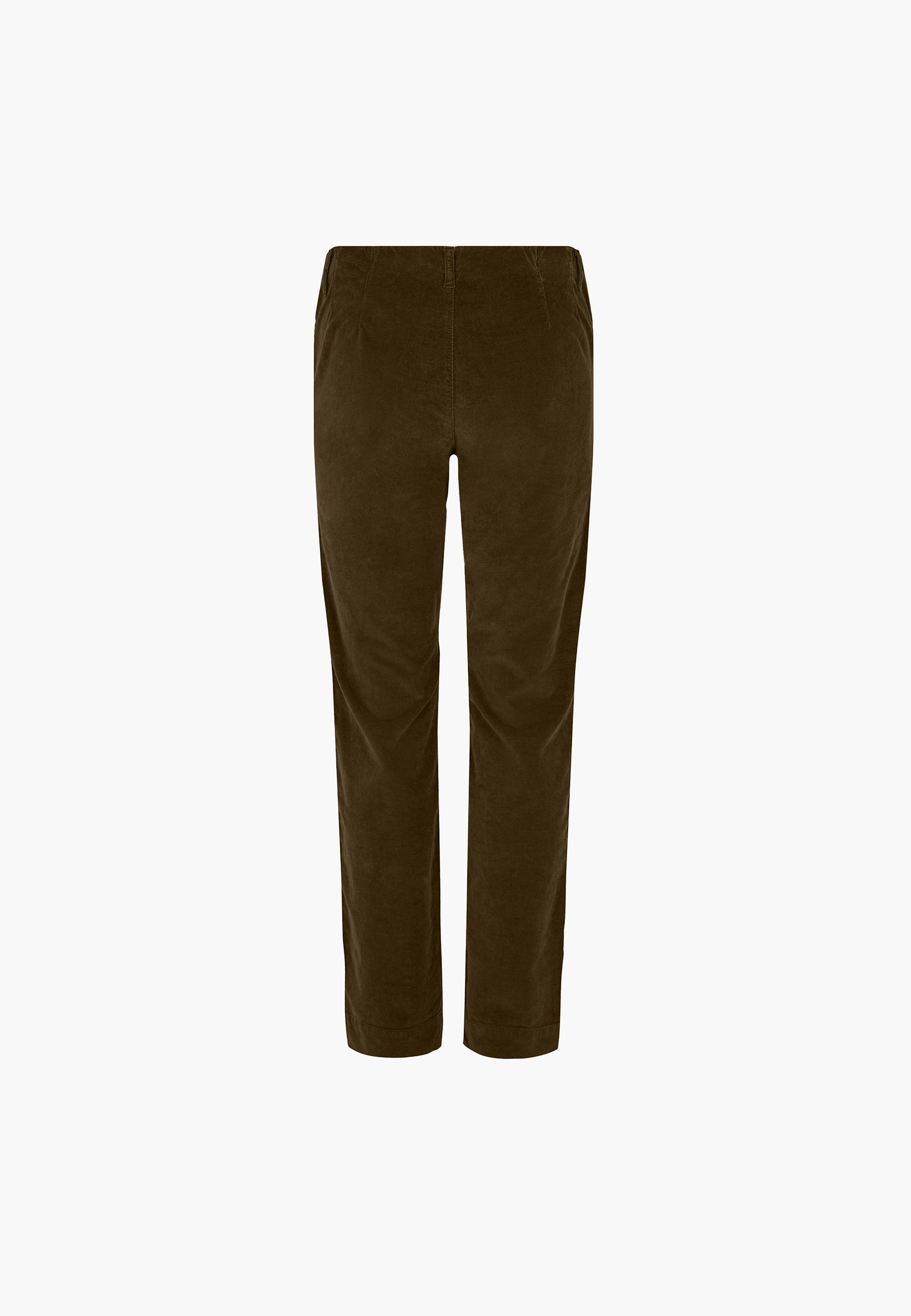 LAURIE Kelly Regular fløyel - Medium Length Regular 58900 Dark Olive