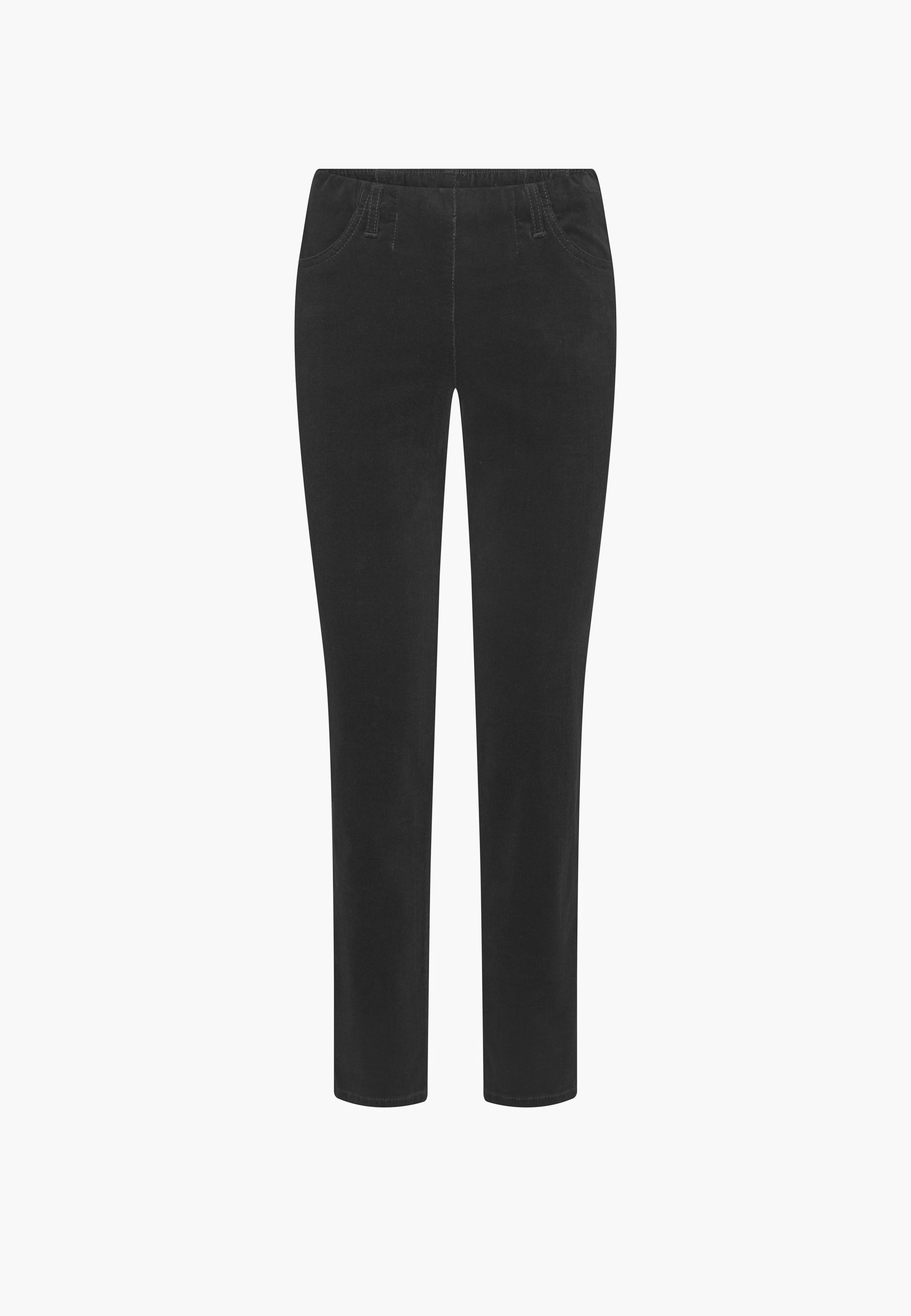 LAURIE Kelly Regular fløyel - Medium Length Regular 99000 Black