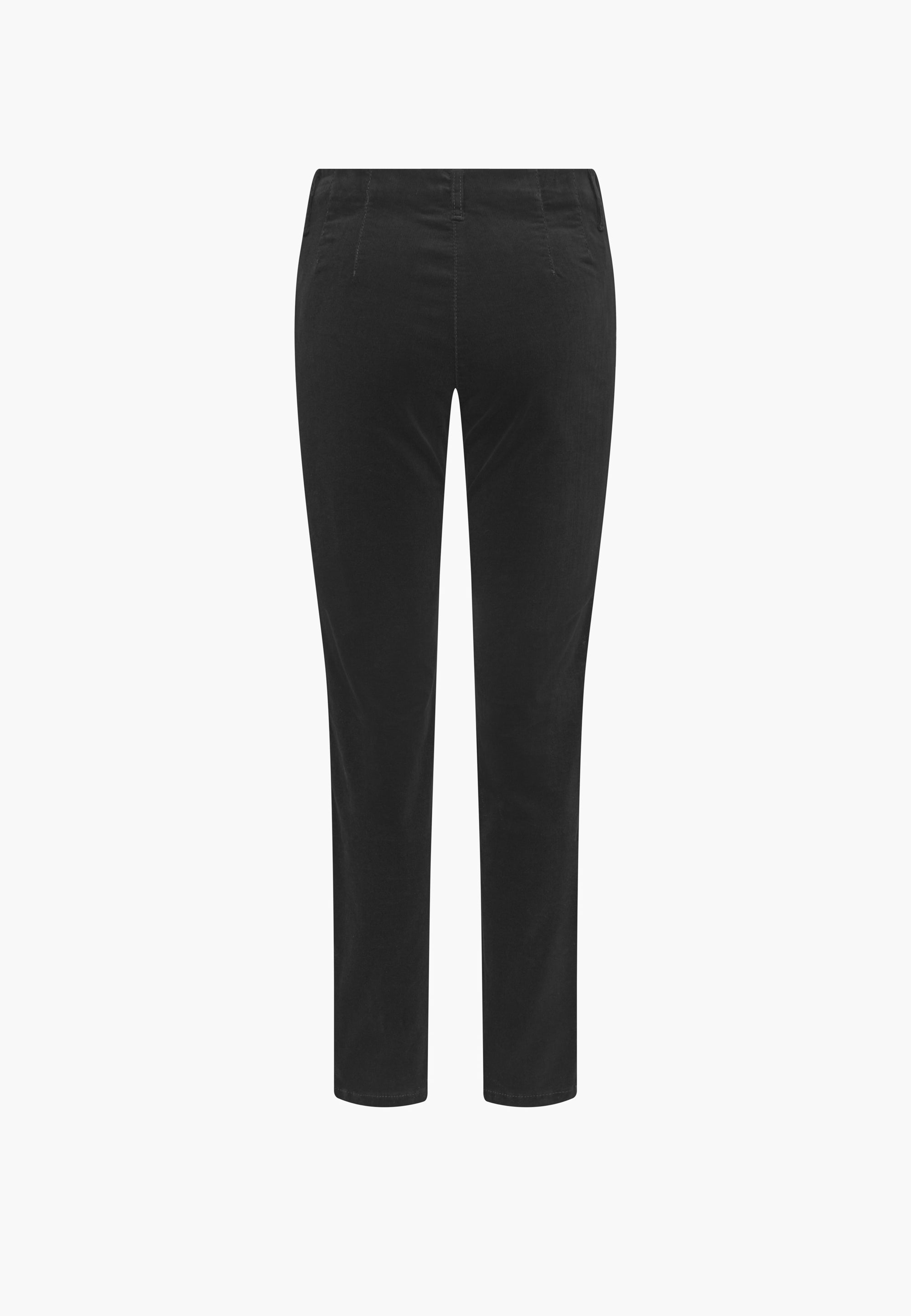 LAURIE Kelly Regular fløyel - Medium Length Regular 99000 Black