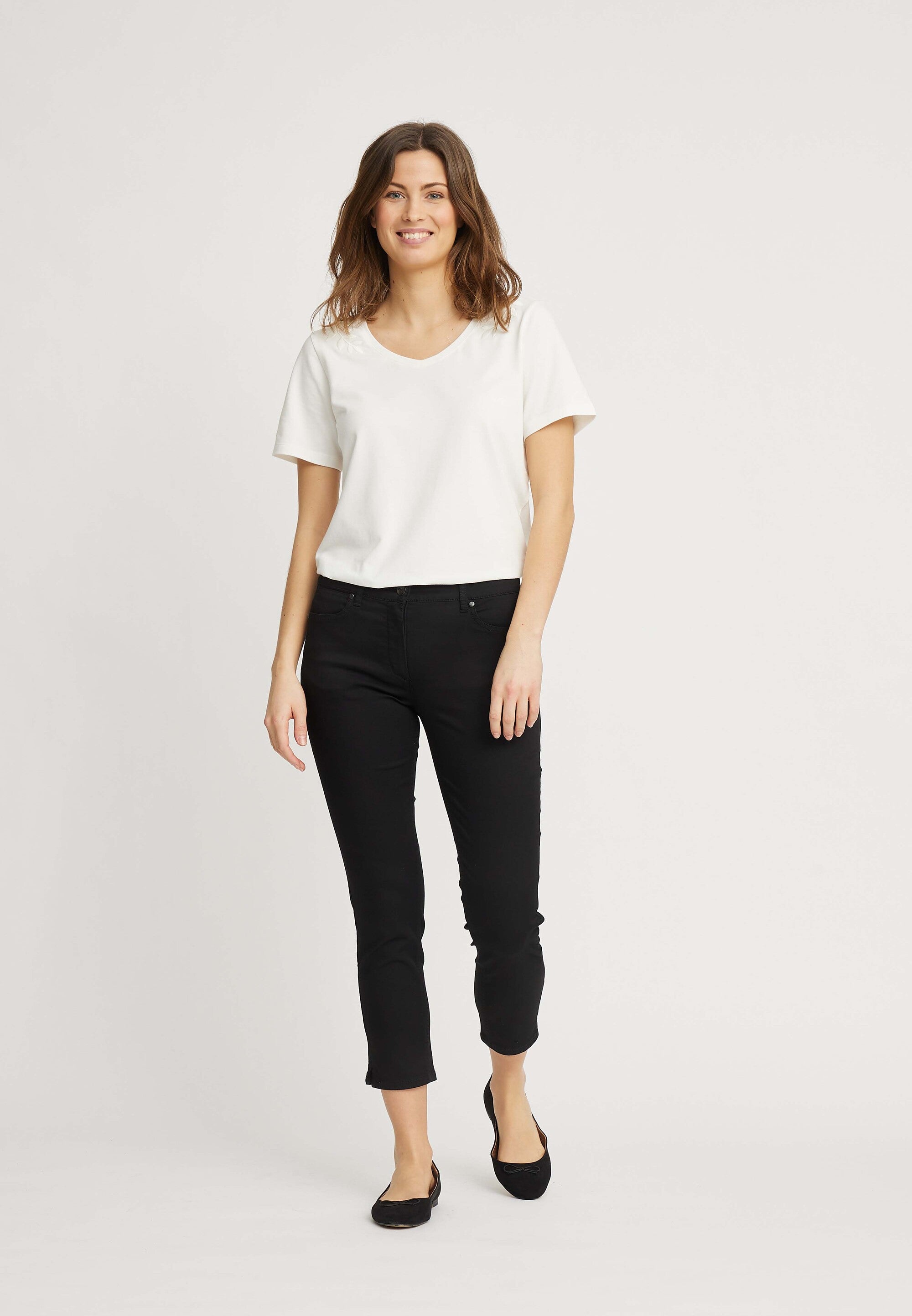 LAURIE Laura Crop Slim Slim 99100 Black