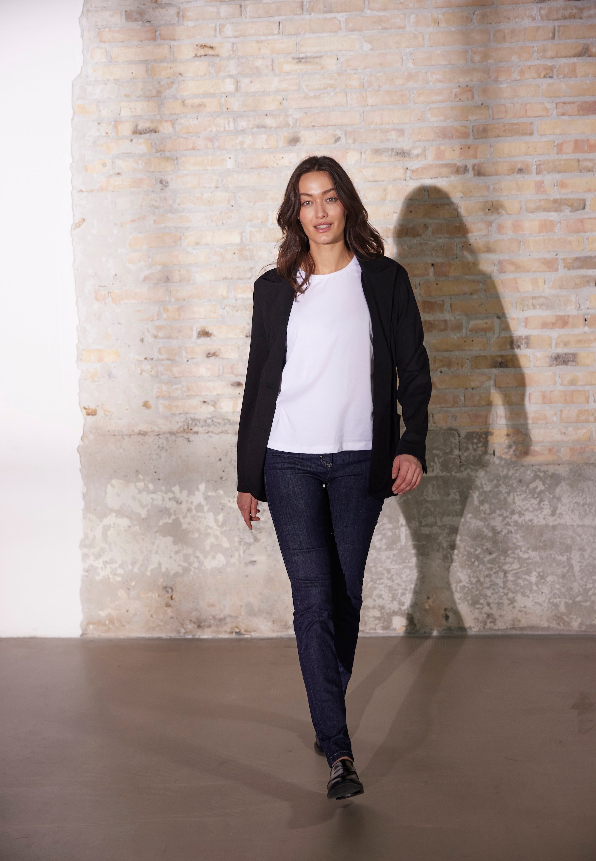 LAURIE Laura Slim - Medium Length Slim 49501 Dark Blue Denim