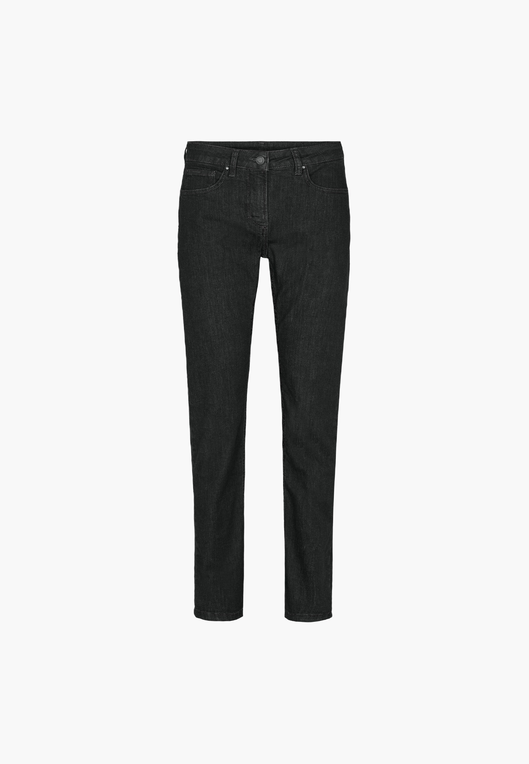 LAURIE Laura Slim - Medium Length - Ecolabel Slim 99520 Washed Black Denim