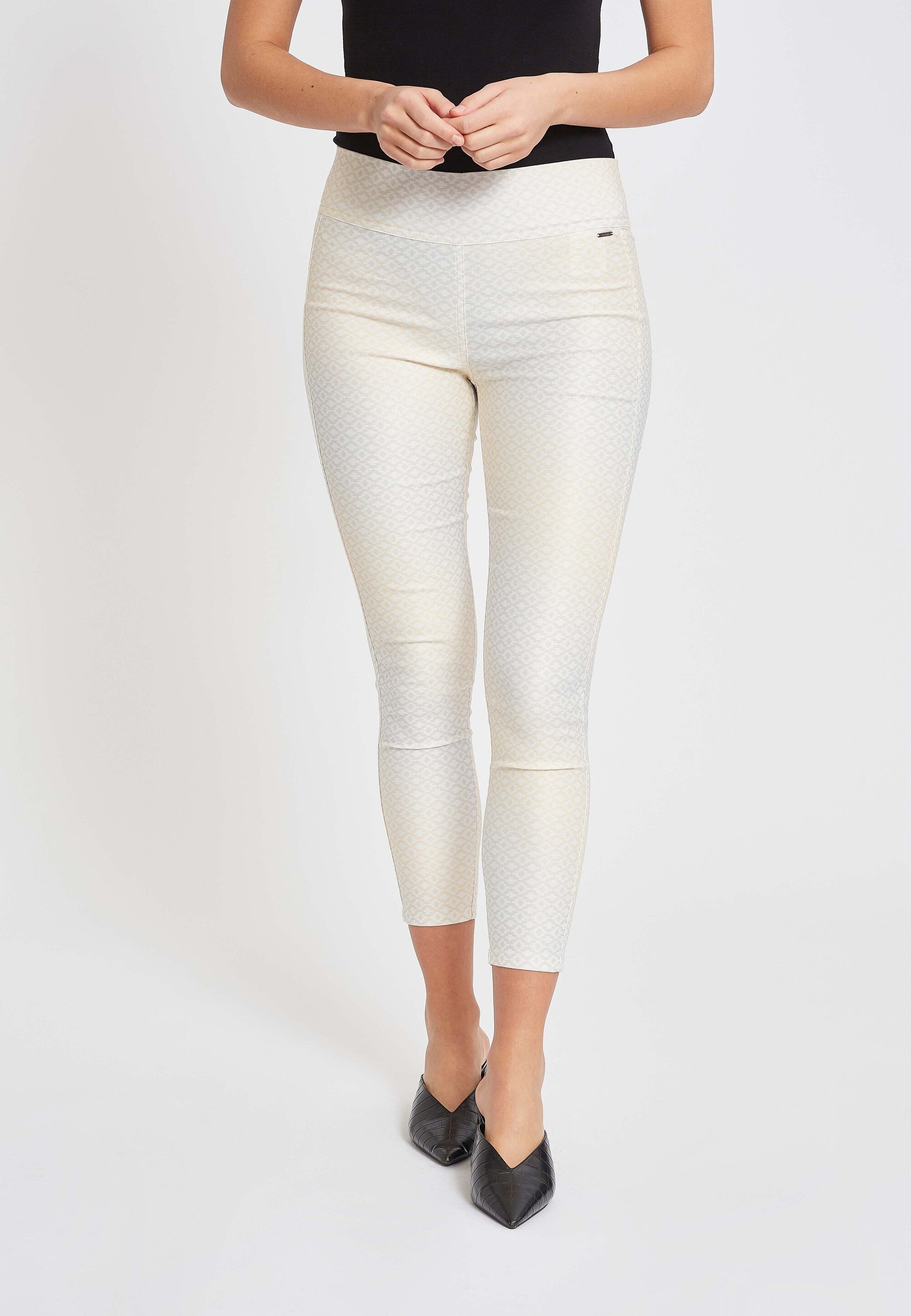 LAURIE Maya 2 Skinny Crop Skinny 10412 Golden Silver Shine
