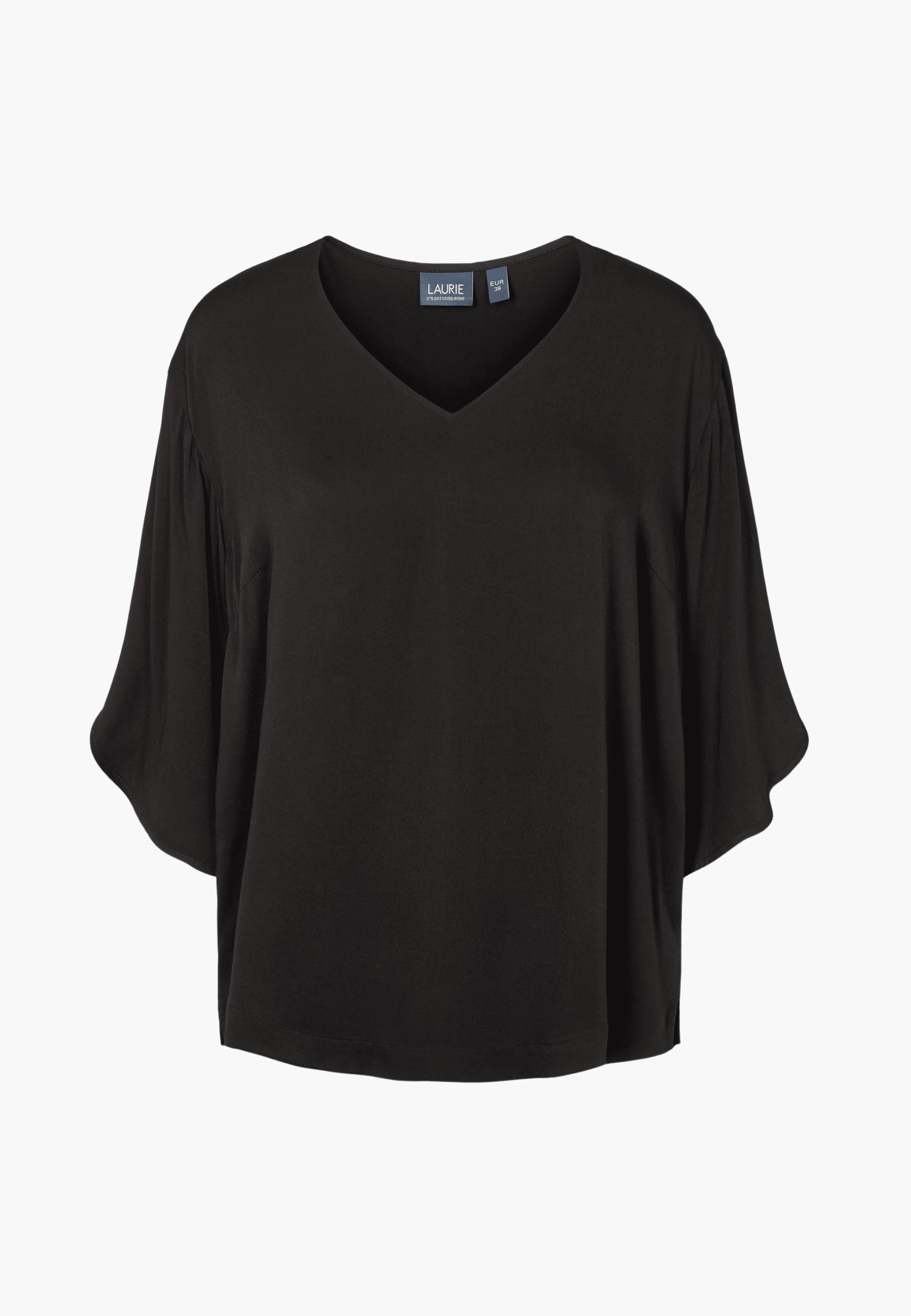 LAURIE Nadine Blouse 3/4 sleeves Blouses 99000 Black