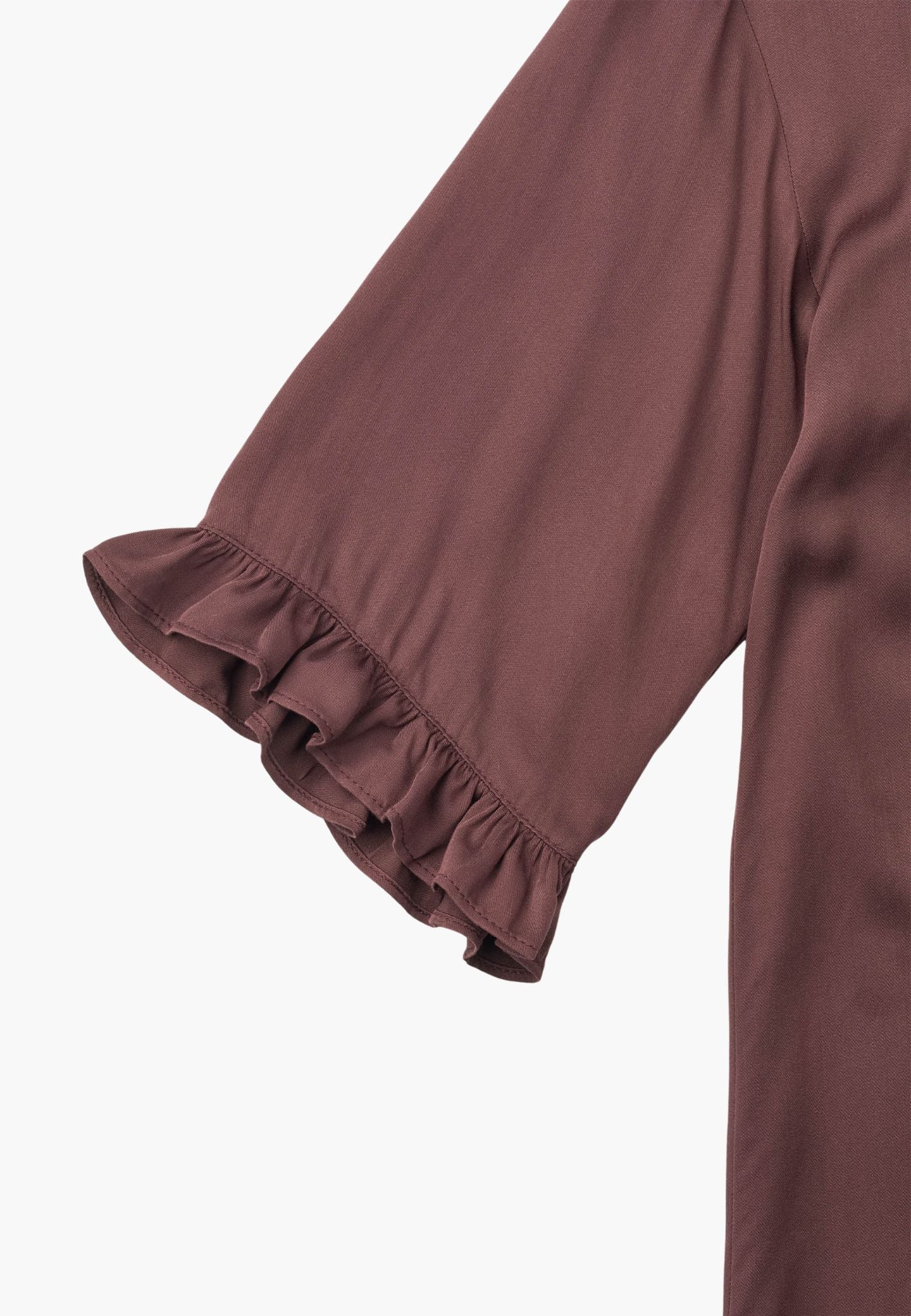 LAURIE Nova Dress SS Relaxed 68000 Dark Plum