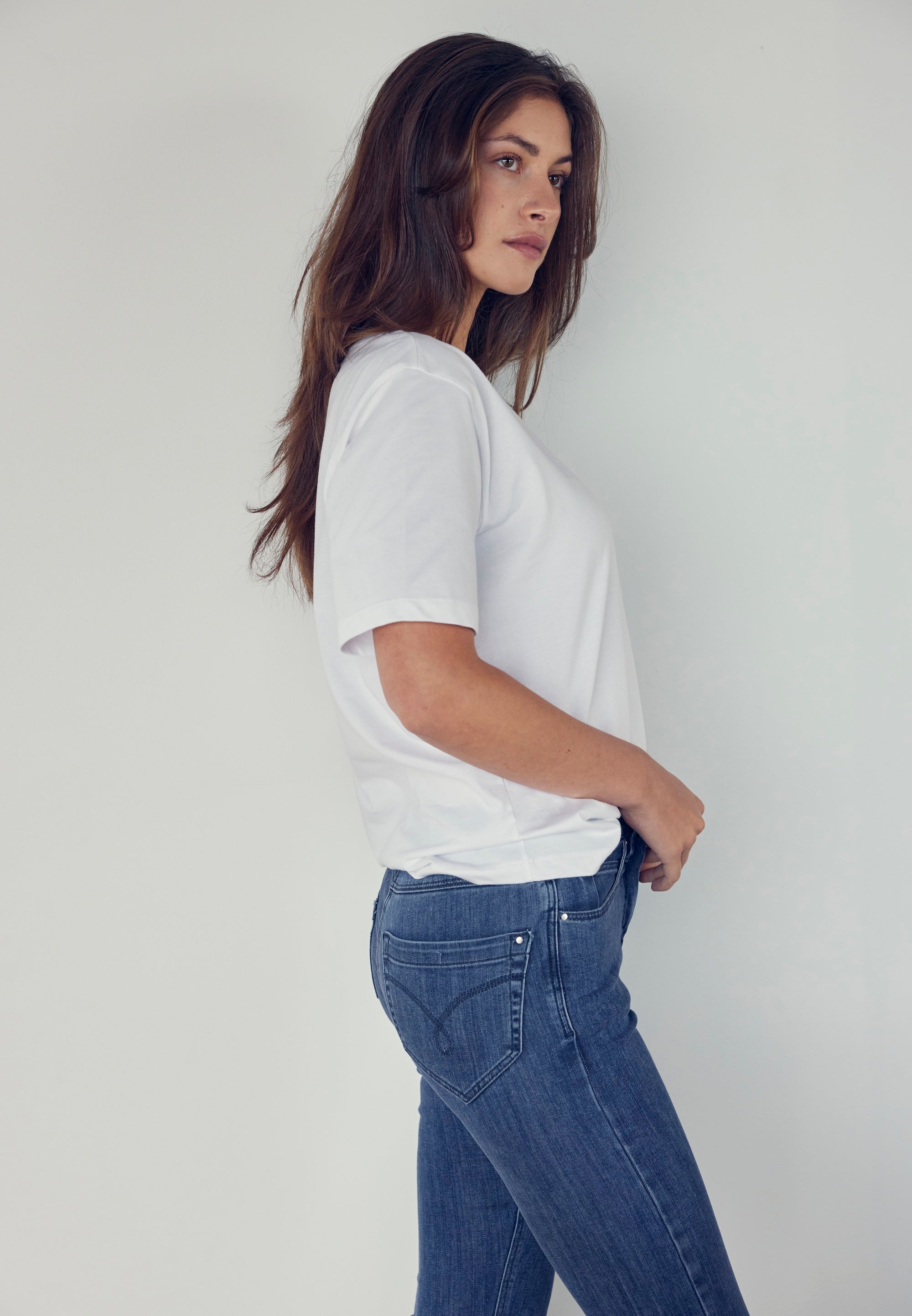 LAURIE Olivia Skinny - Medium Length Skinny 45504 Medium Blue Denim