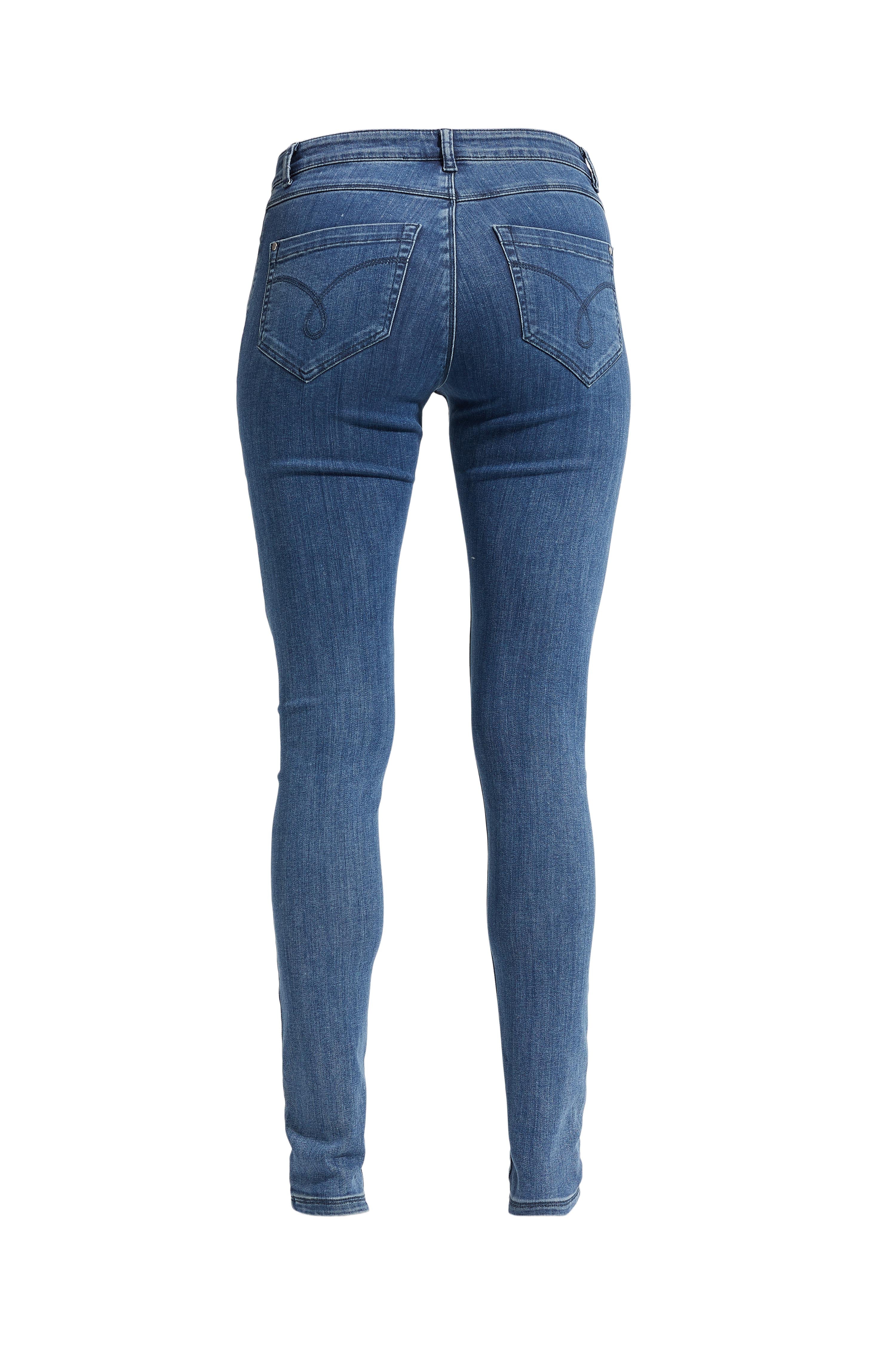 LAURIE Olivia Skinny - Medium Length Skinny 45504 Medium Blue Denim