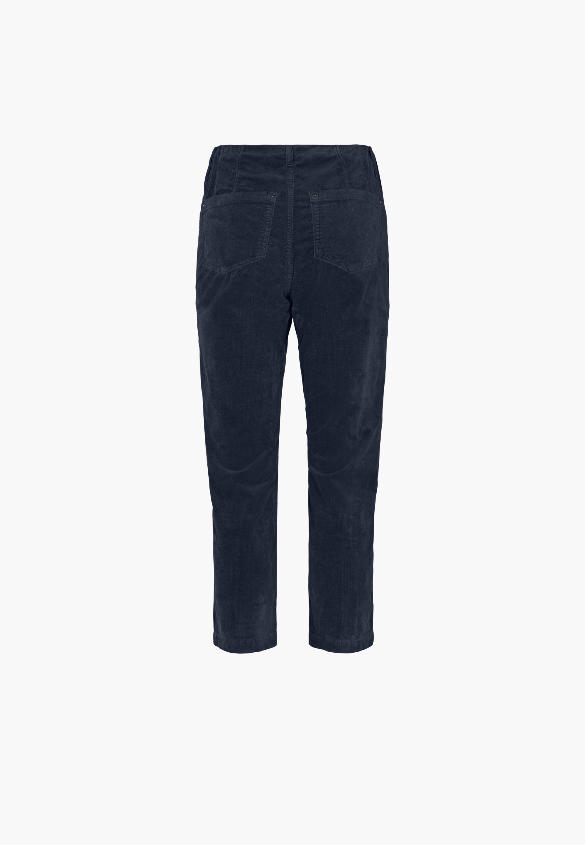 LAURIE Piper Pure Regular Fløyel - Cropped Regular 49000 Navy