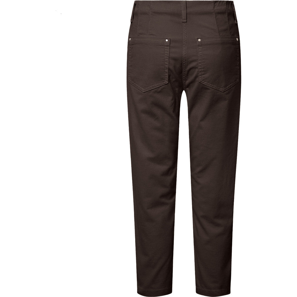 LAURIE Piper Pure Regular Fløyel - Cropped Regular 88000 Brown