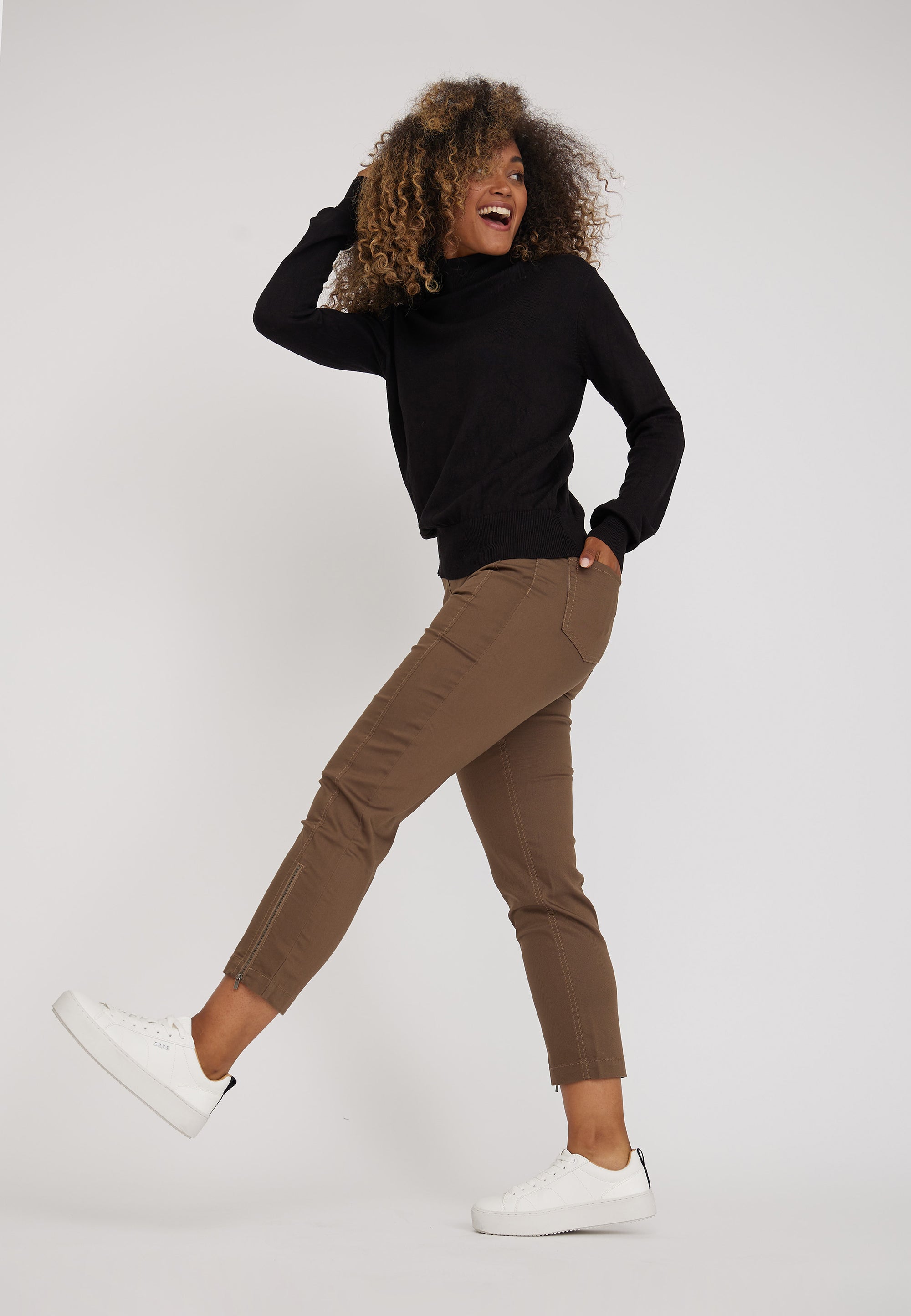 LAURIE Piper Regular Cropped Regular 84100 Chocolate Chip