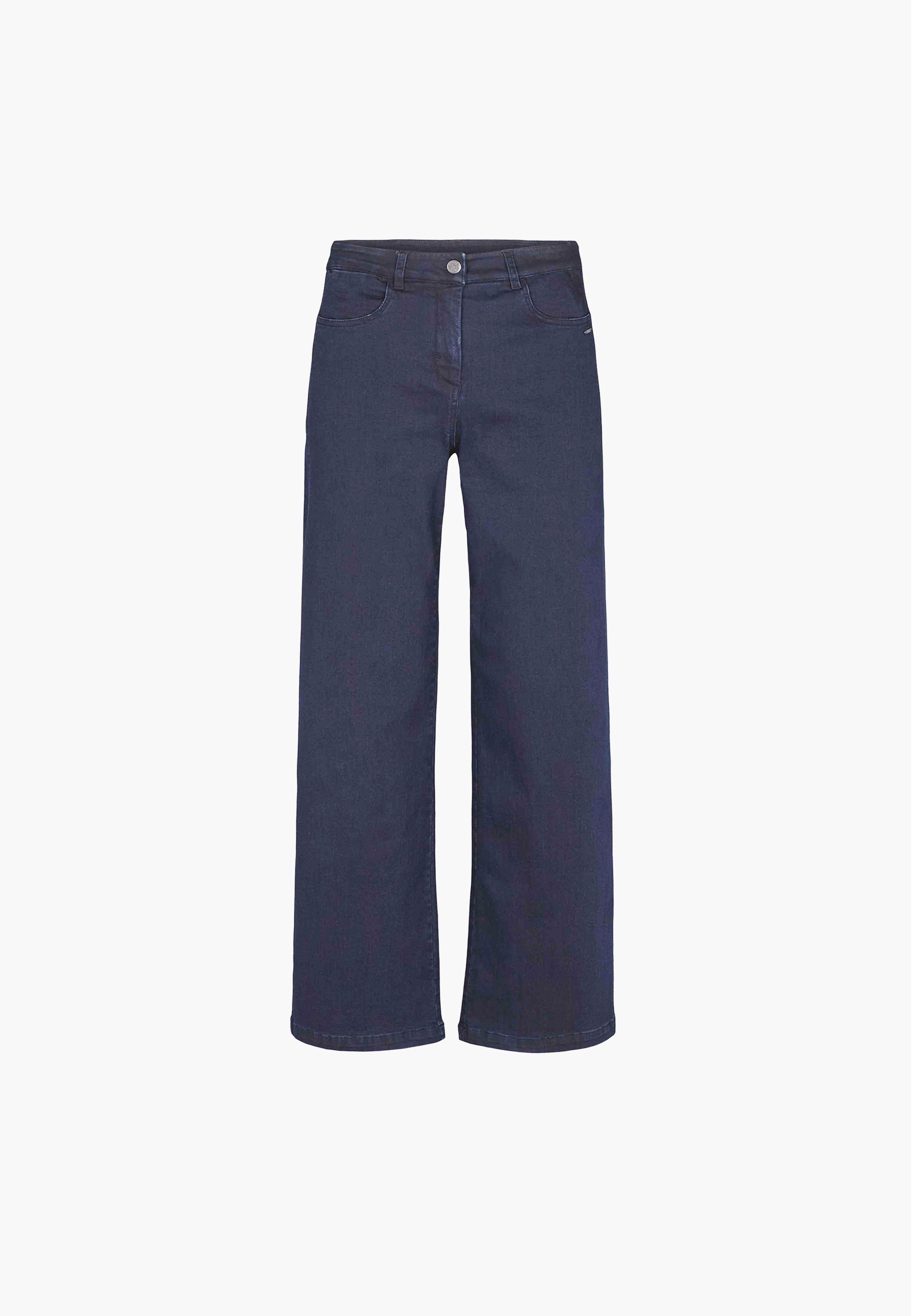 LAURIE Serene 5-pocket Loose - Medium Length Loose 49520 Dark Blue Denim