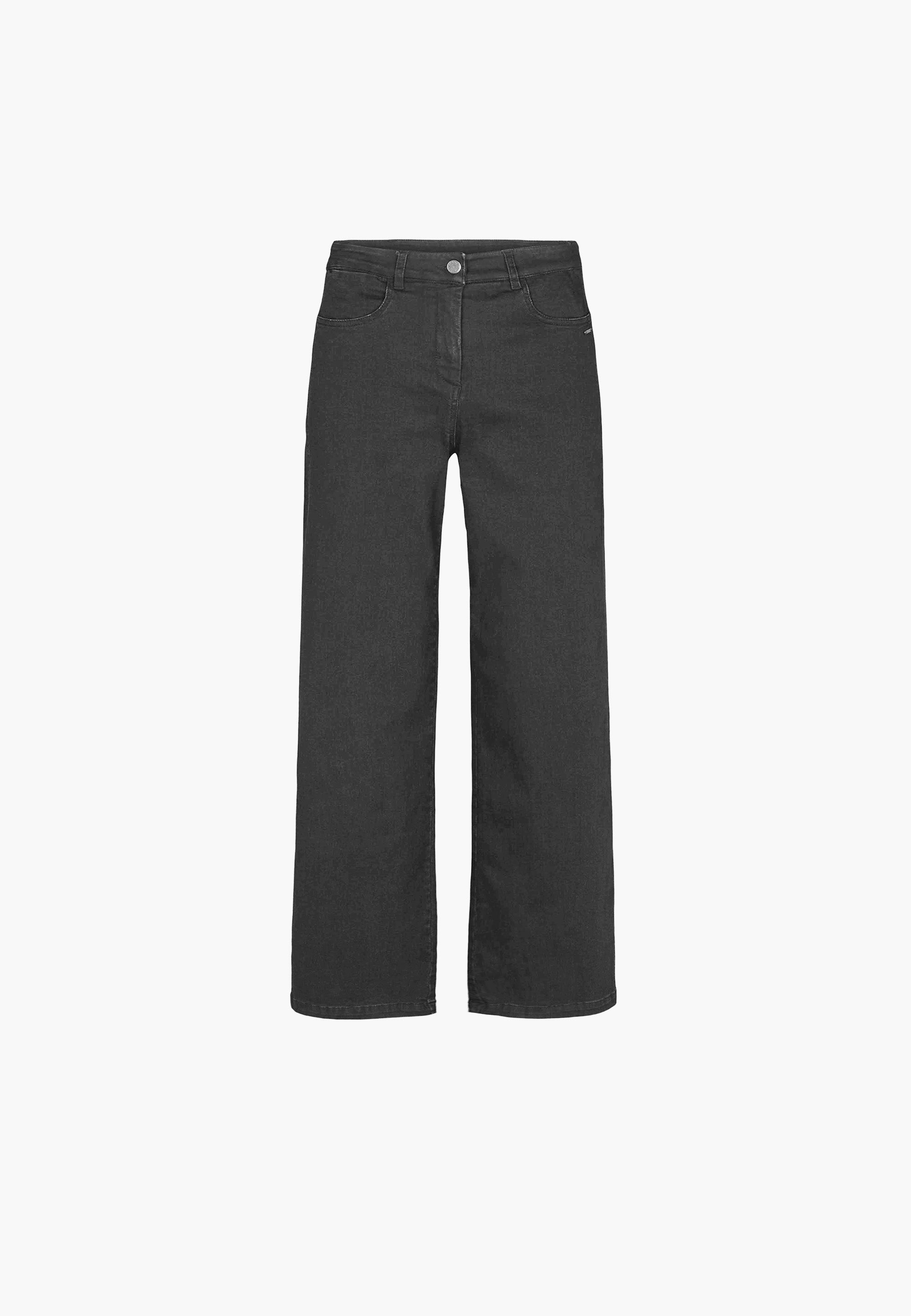 LAURIE Serene 5-pocket Loose - Short Length Trousers LOOSE 99000 Black