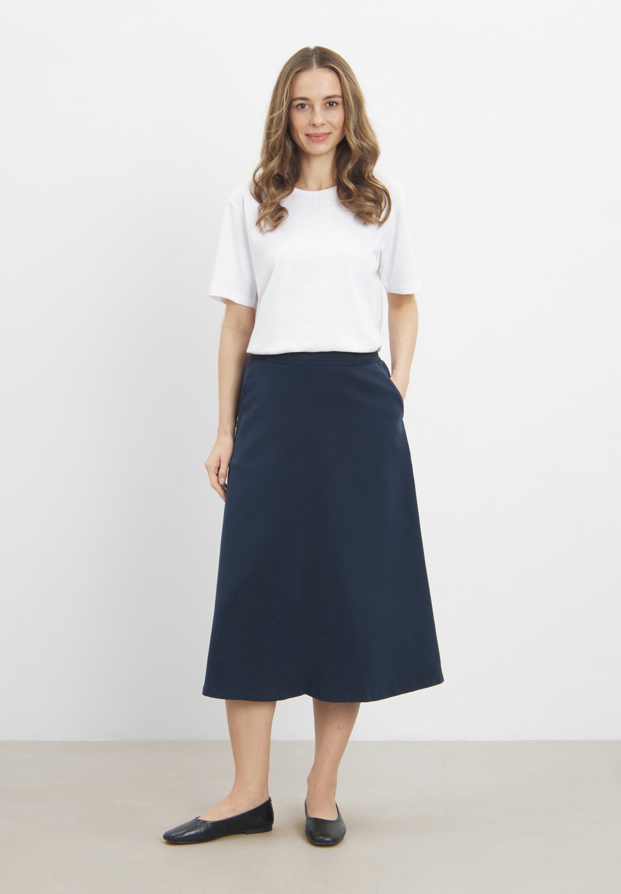 【未使用】draw drawers miniskirt navy Sophia Skirt - 80 cm - Navy