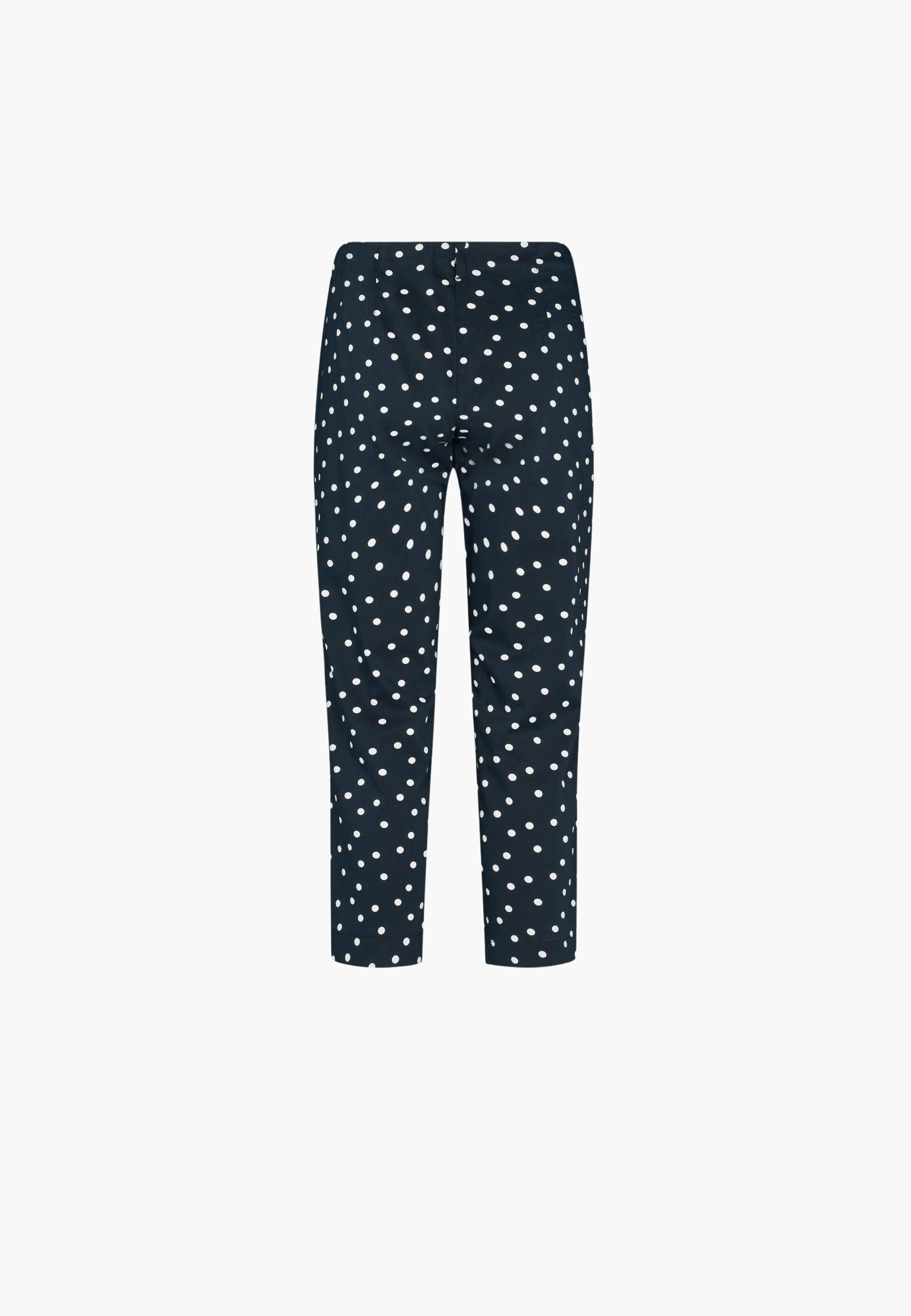 LAURIE Taylor Regular - Cropped Regular 49010 Navy white dot