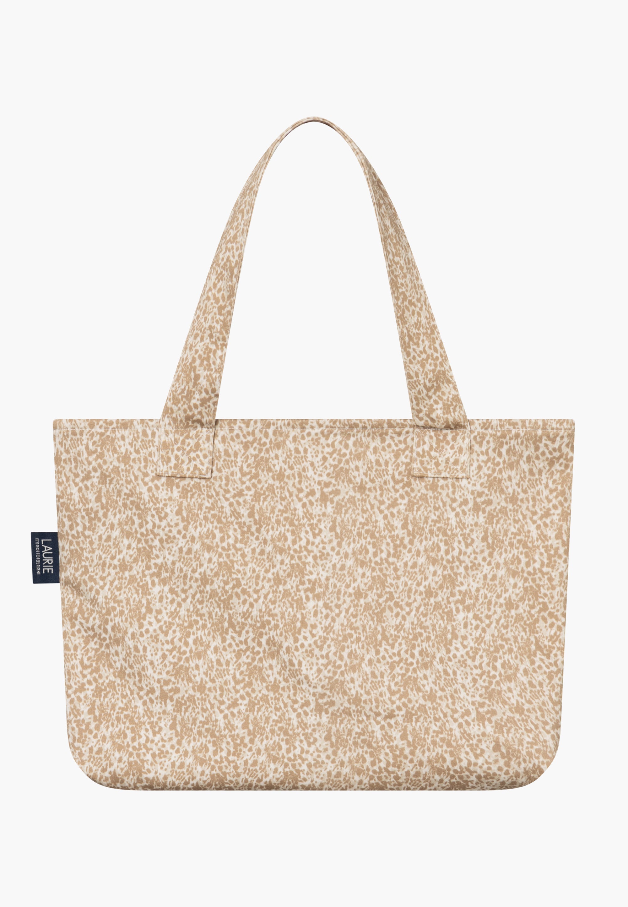 LAURIE Tote bag Accessories 28140 Cafe latte leo print