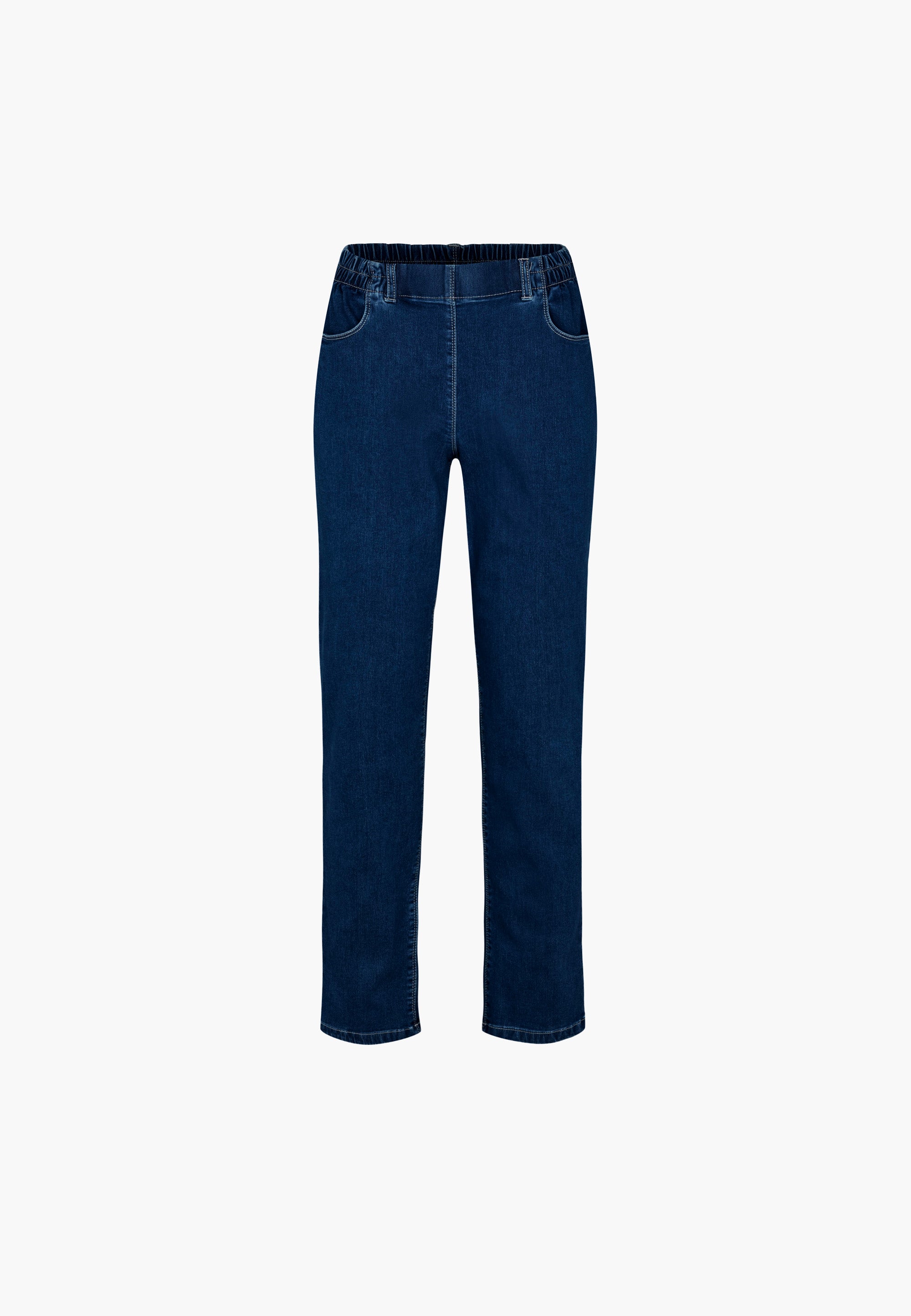 LAURIE Violet Relaxed - Medium Length Relaxed 49501 Dark Blue Denim