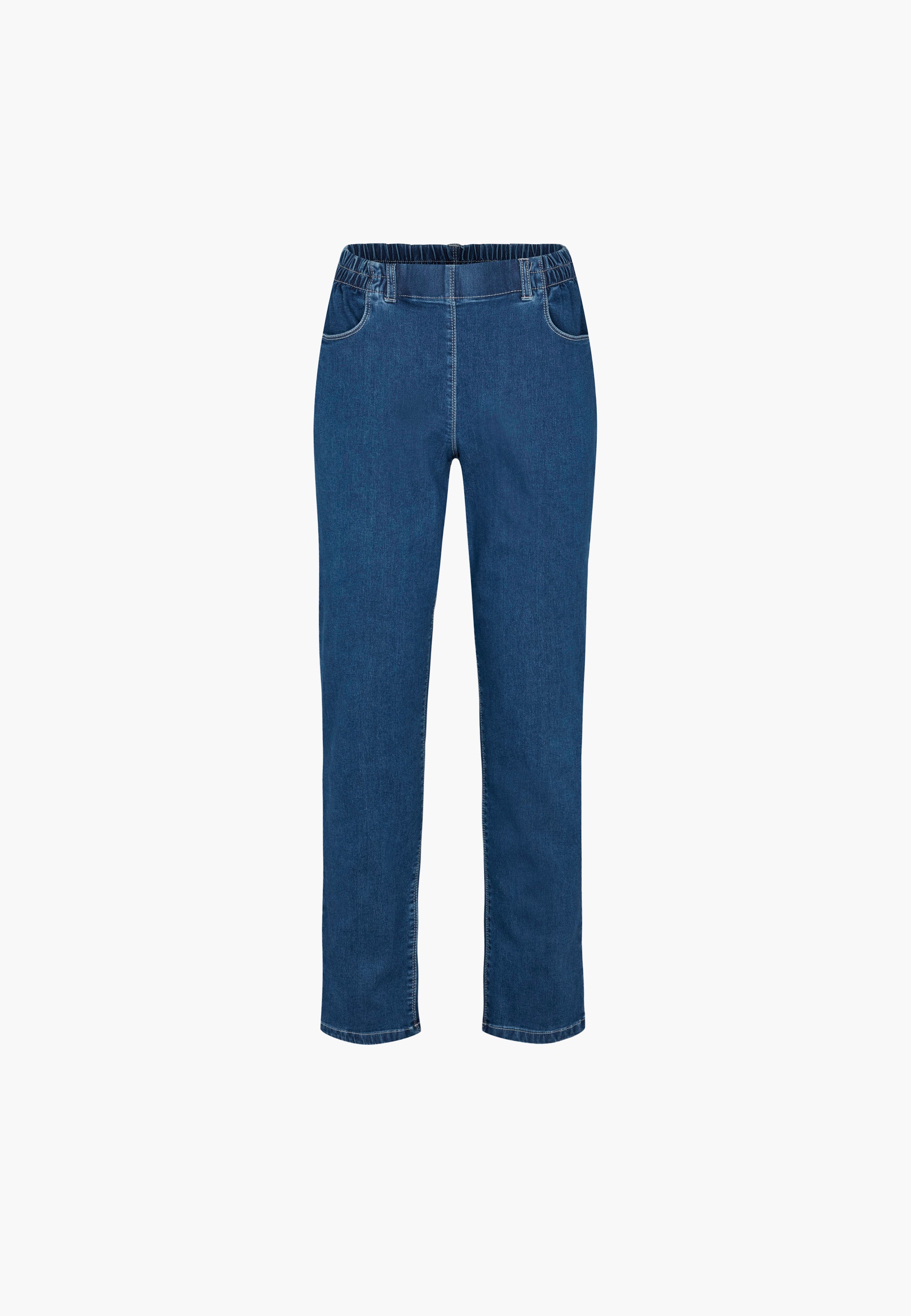 LAURIE Violet Relaxed - Medium Length Relaxed 49401 Blue Denim
