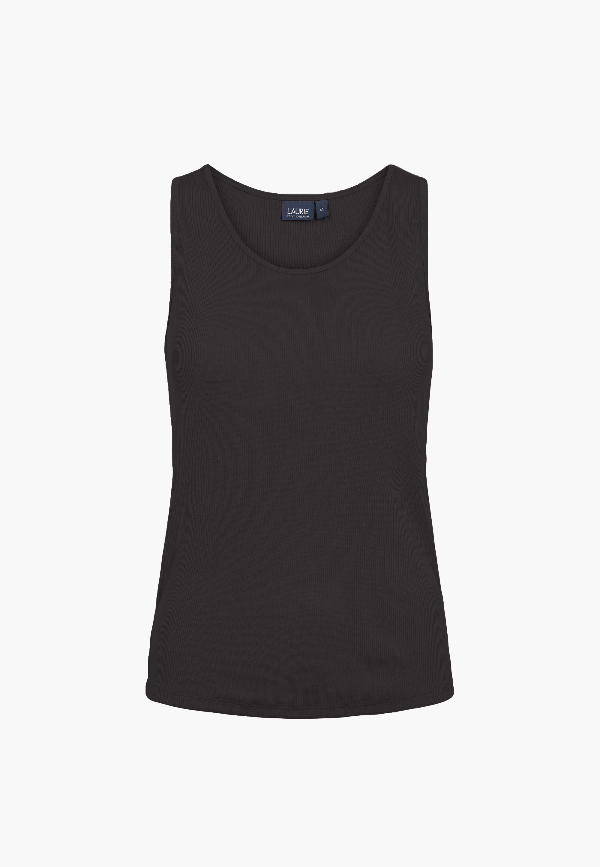 LAURIE Alberte Tank Top Tops 99000 Black
