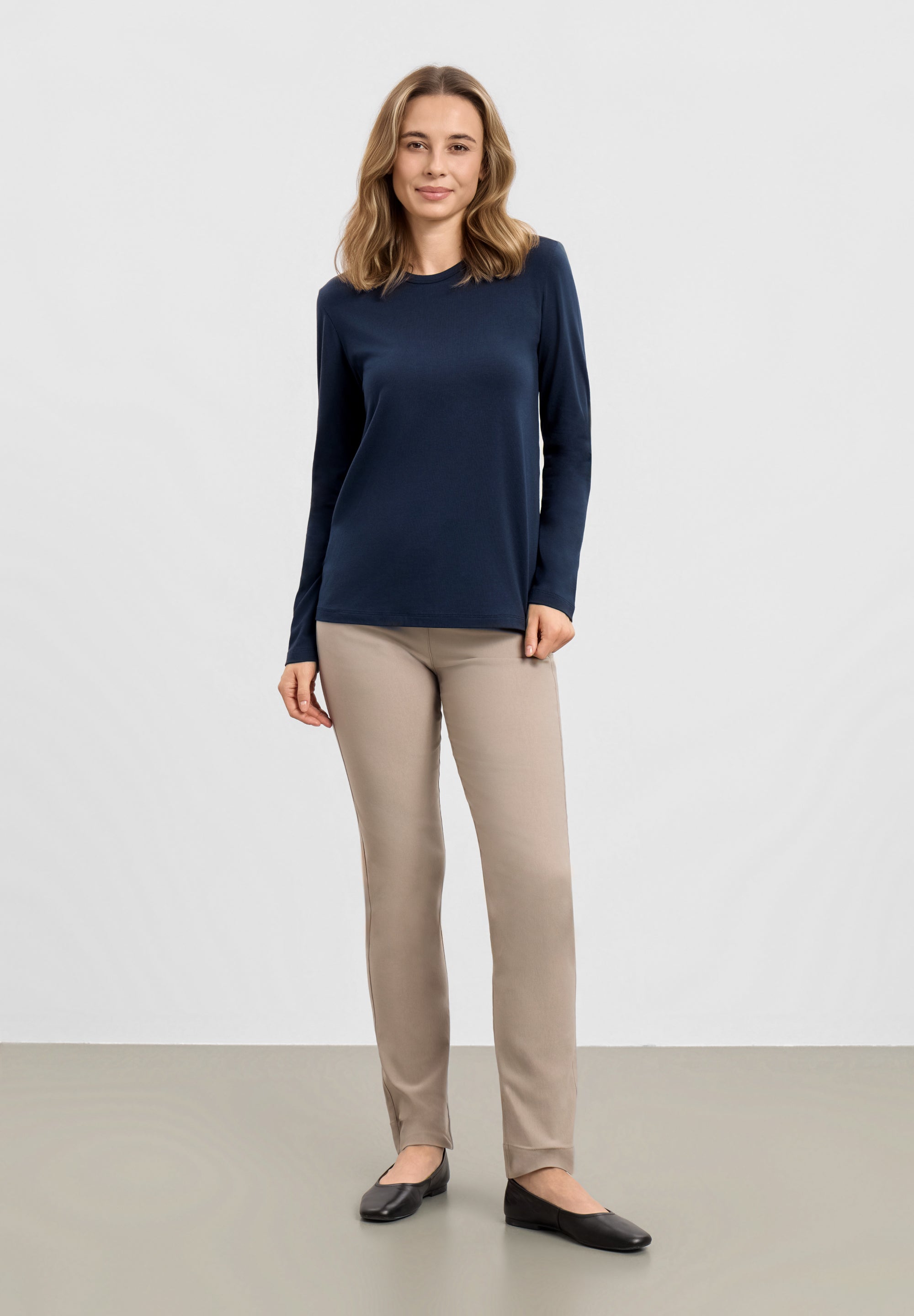 LAURIE Amanda T-Shirt LS Shirts 49000 Navy