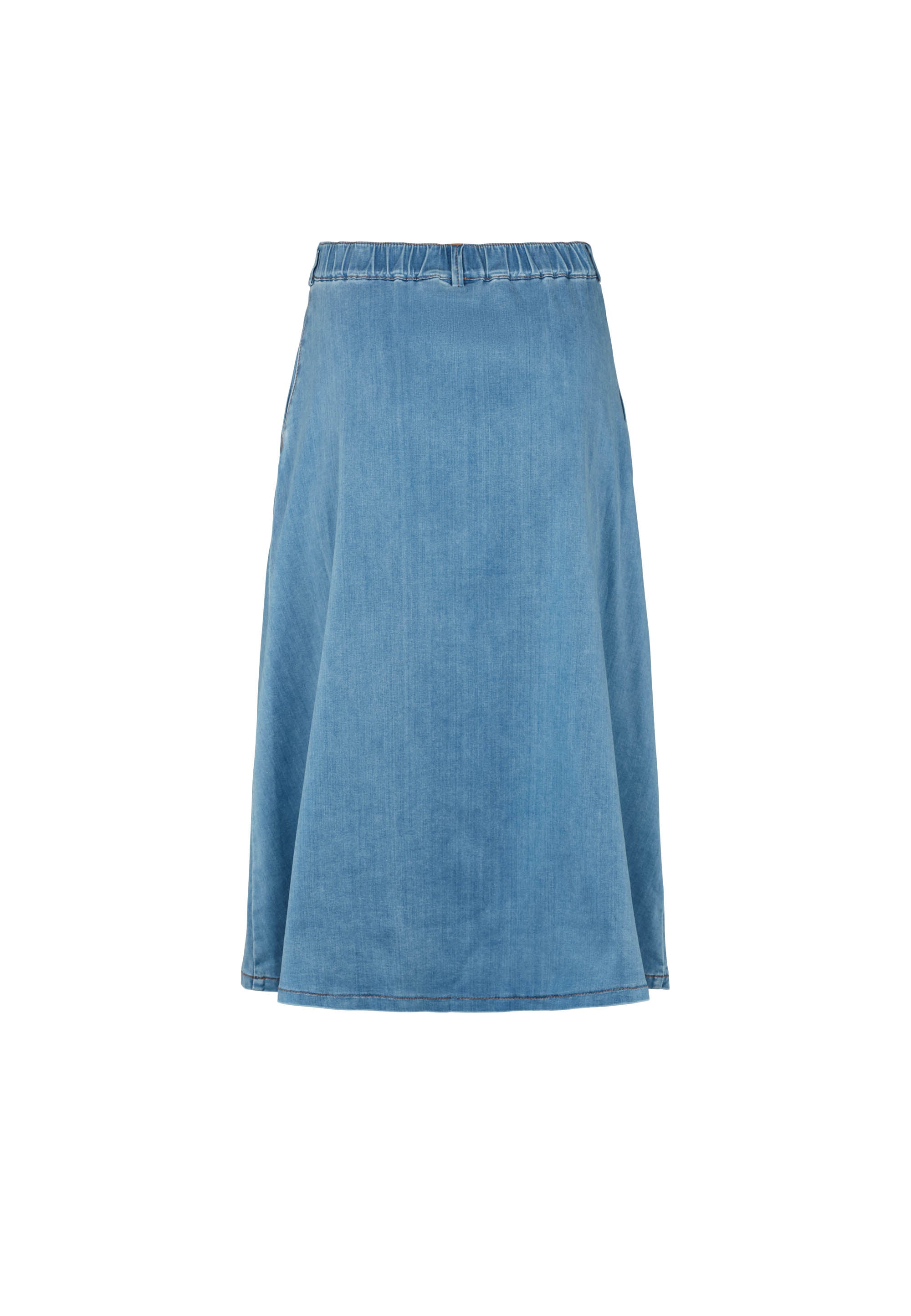 LAURIE Asta Skirt - 80 cm Skirts 44399 Washed Blue Denim