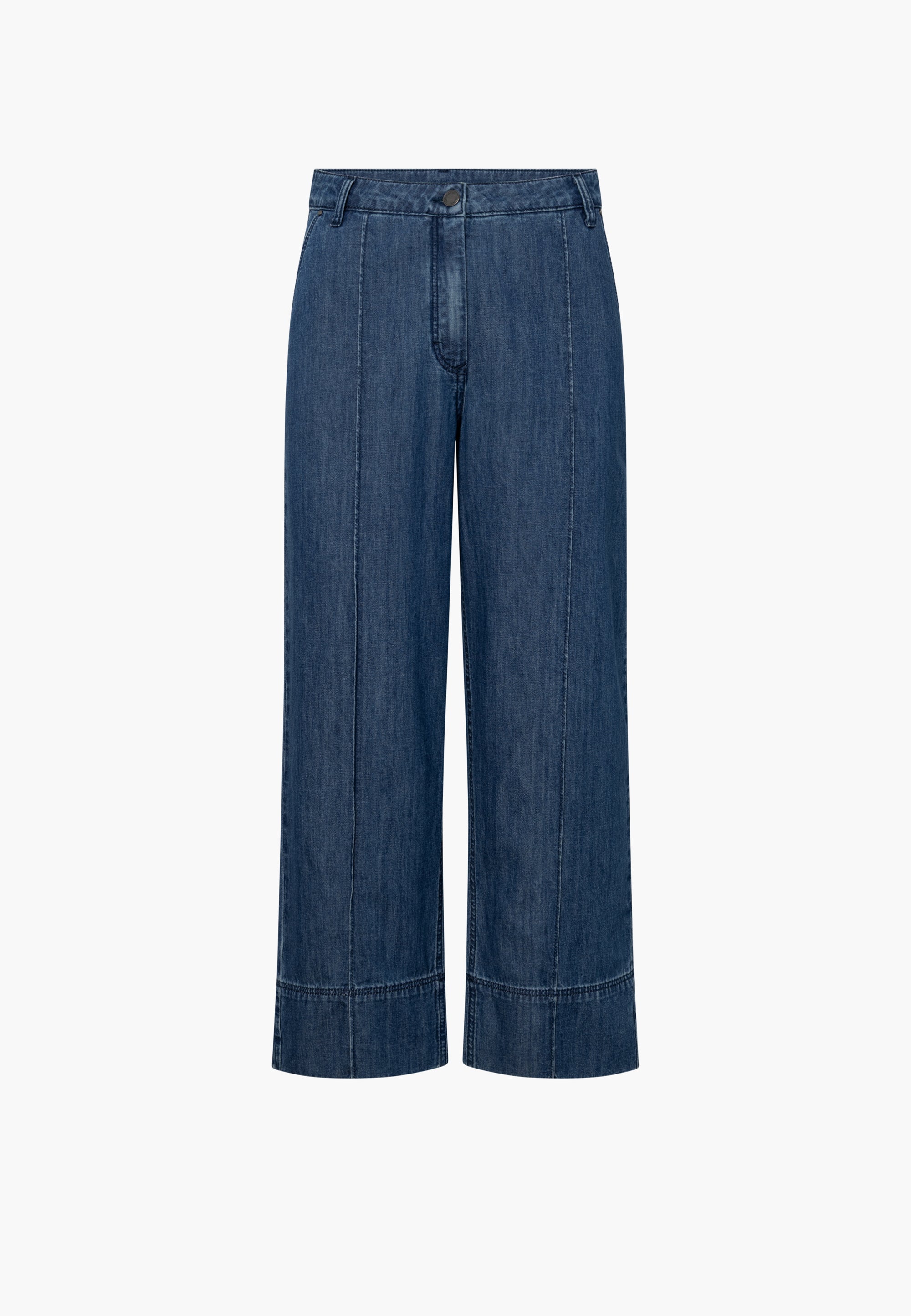 LAURIE Camille Elastic Straight Cropped Straight 49601 Blue denim