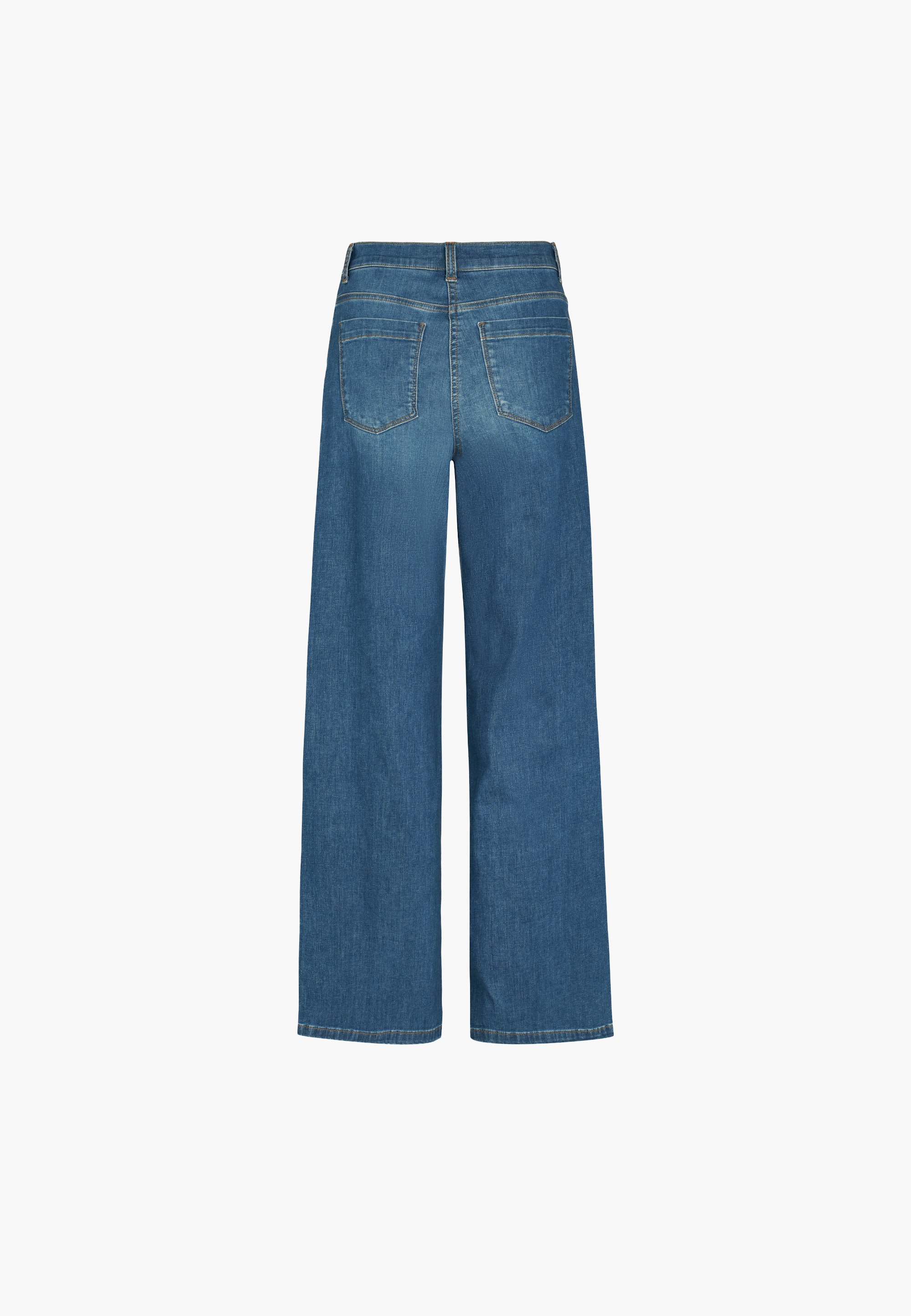 LAURIE Carol Loose - Long Length Trousers LOOSE 49399 Washed Blue Denim
