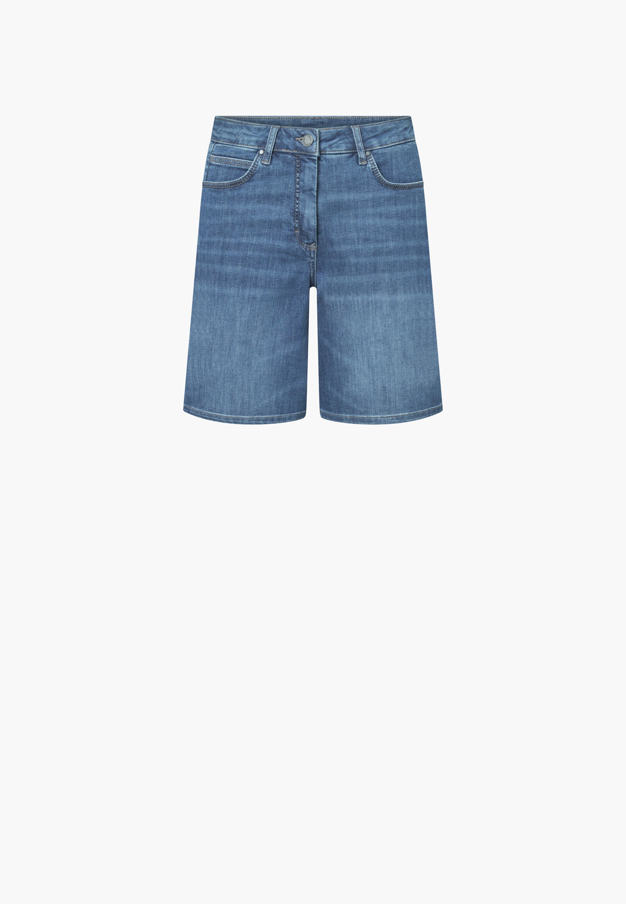 LAURIE Carol Loose Shorts Trousers LOOSE 49399 Washed Blue Denim
