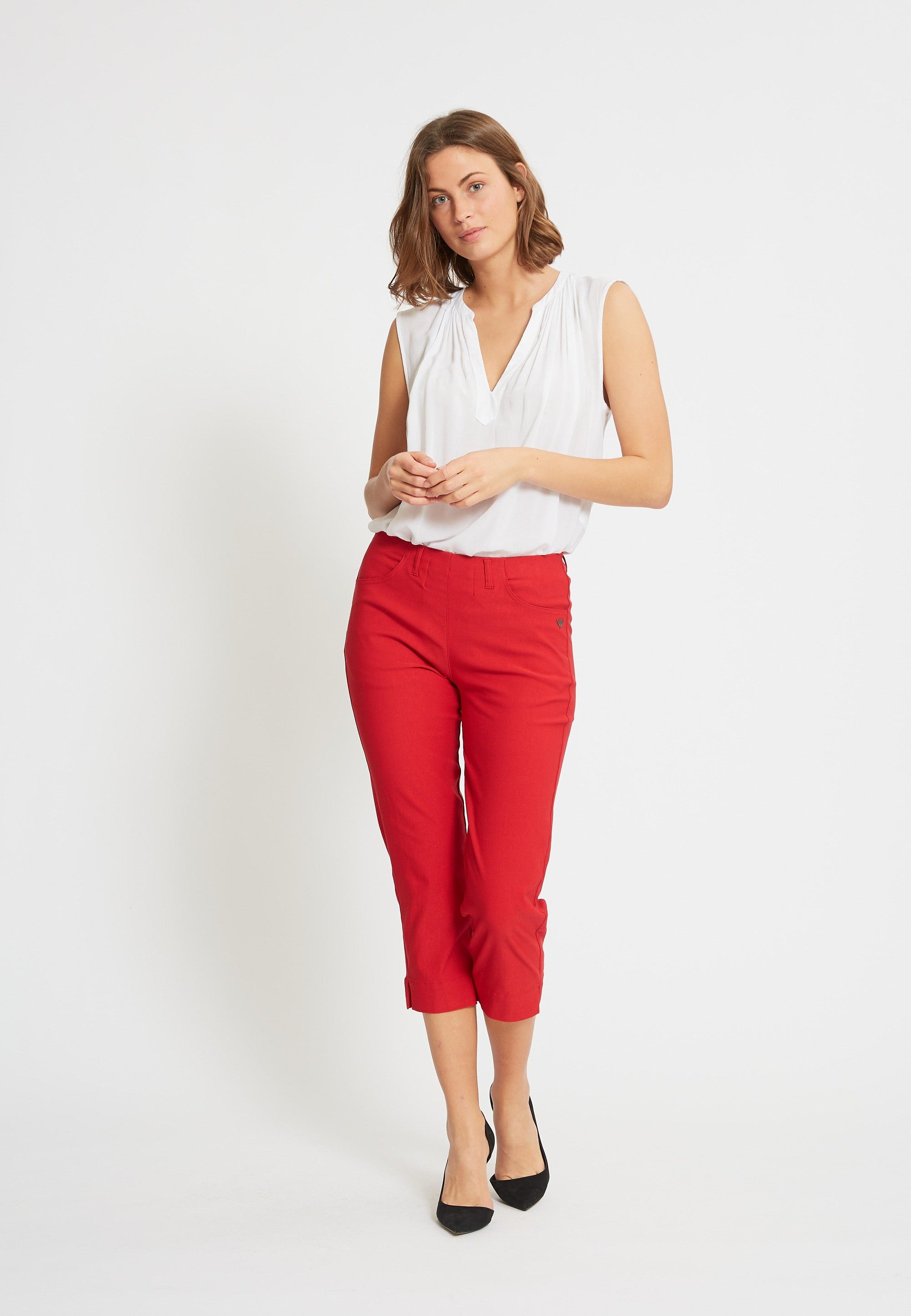 LAURIE Caroline Regular Capri Long Length Regular 60970 Red