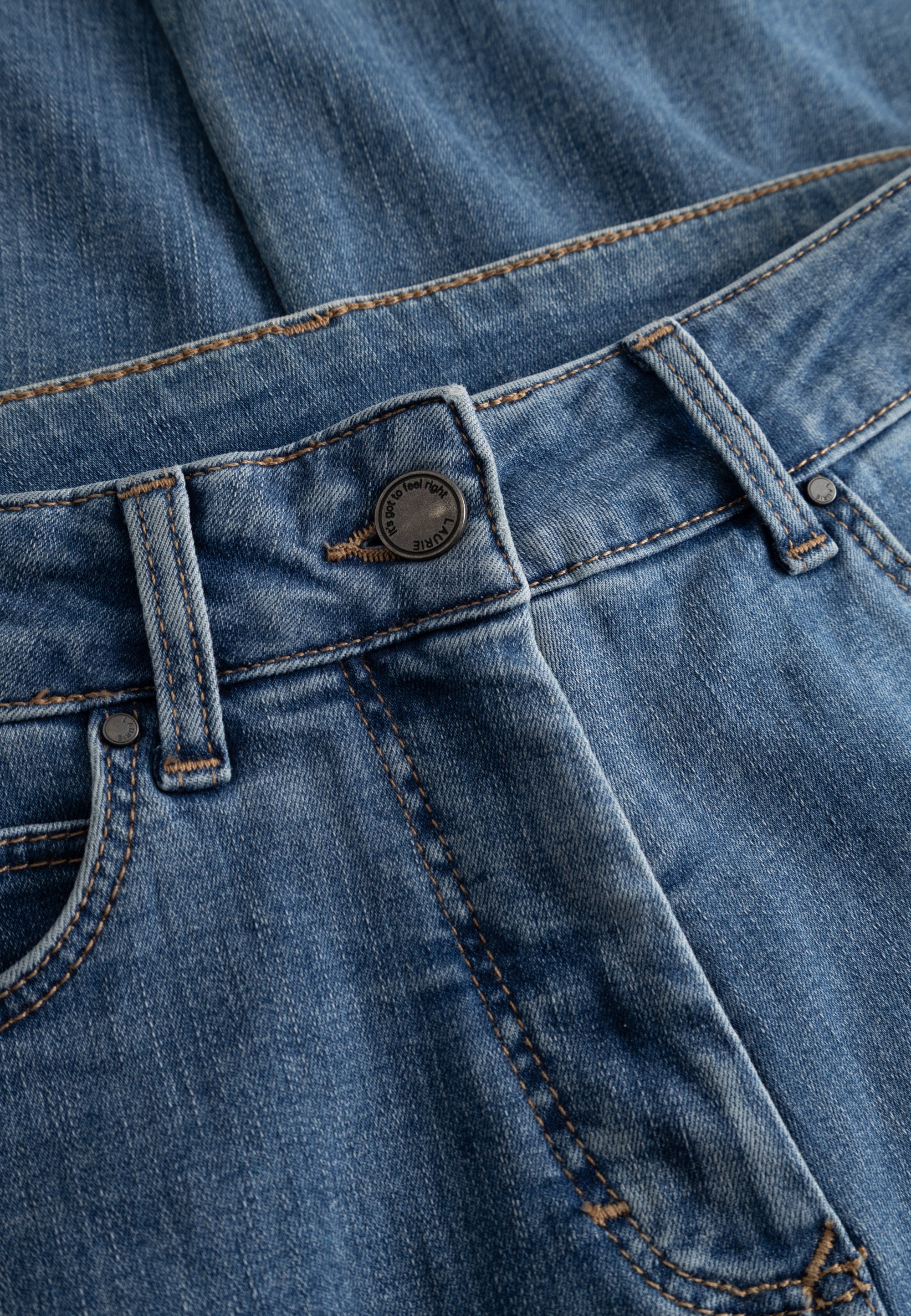 LAURIE Charlotte Flare Regular - Medium Length Regular 40512 Blue denim