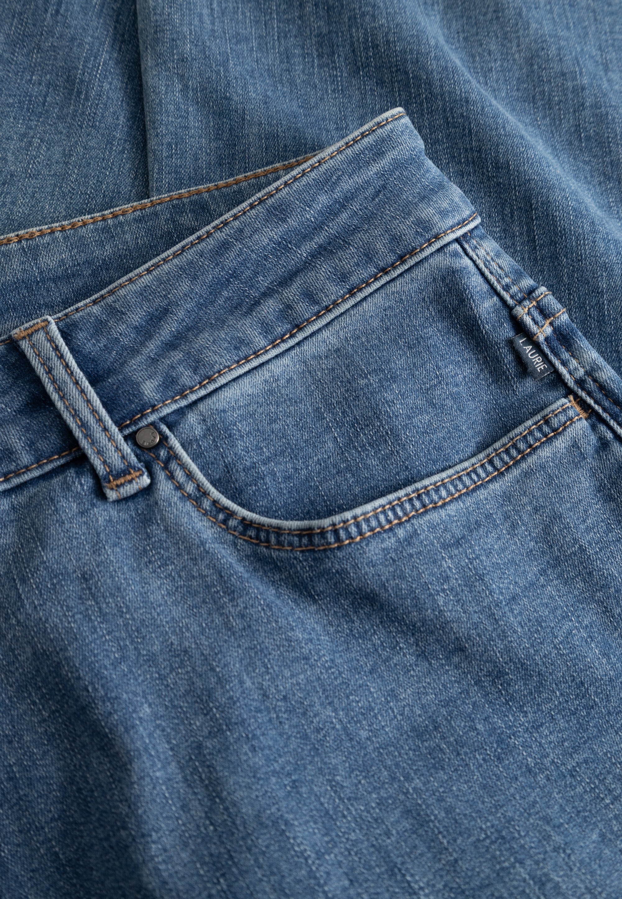 LAURIE Charlotte Flare Regular - Medium Length Regular 40512 Blue denim