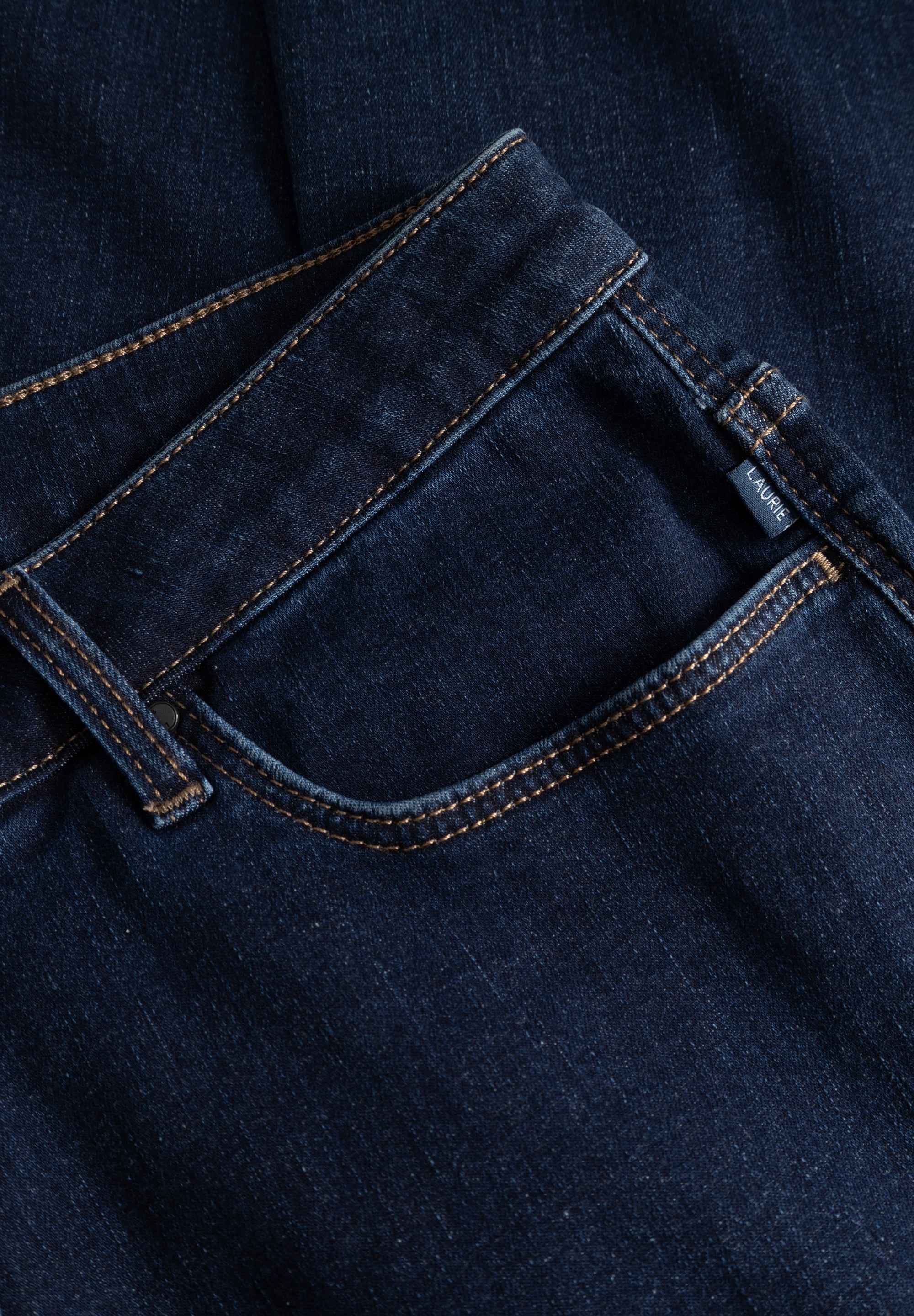 LAURIE Charlotte Flare Regular - Medium Length Regular 40513 Dark Blue Denim