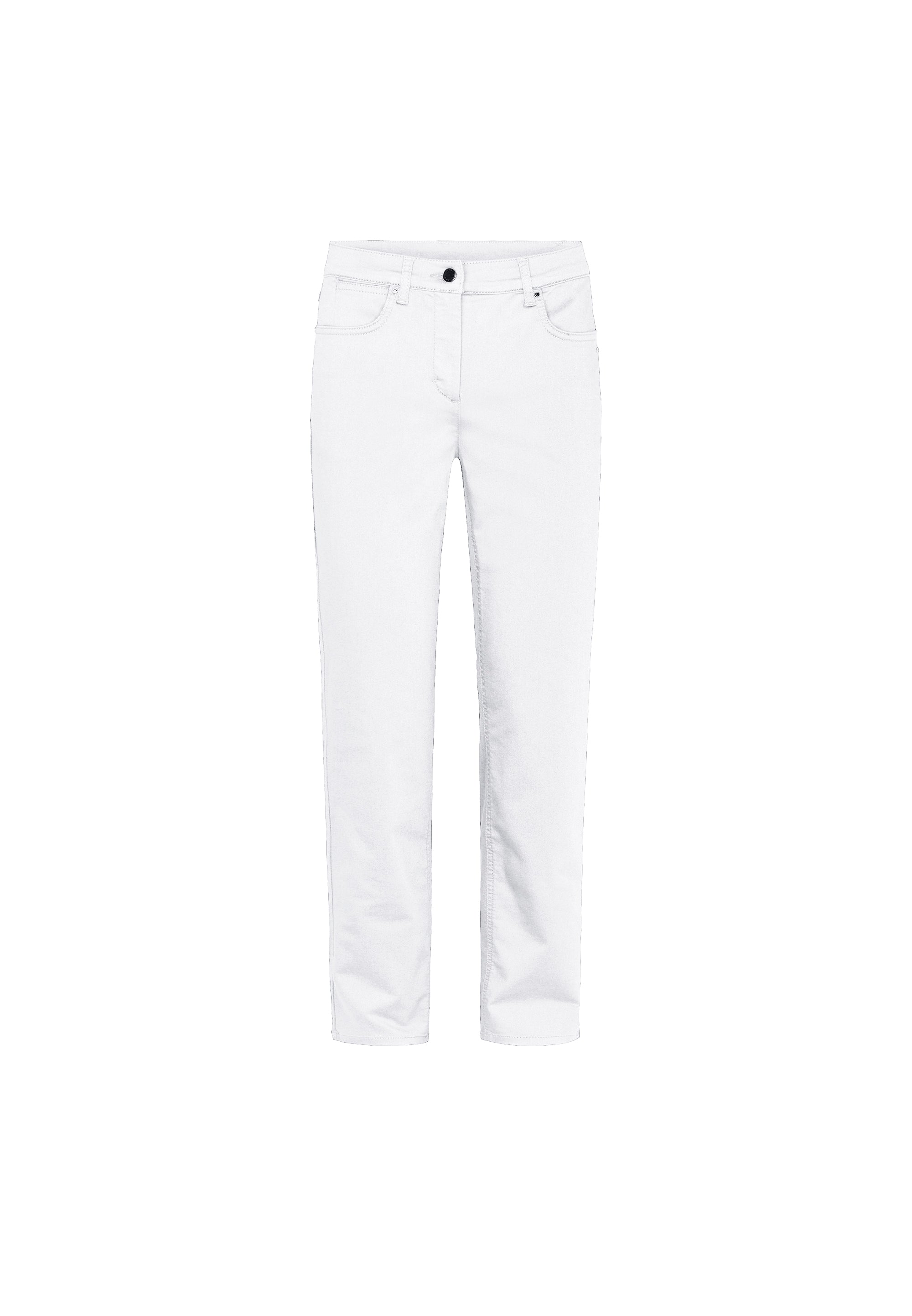 LAURIE Charlotte Regular - Medium Length Trousers REGULAR 10000 White
