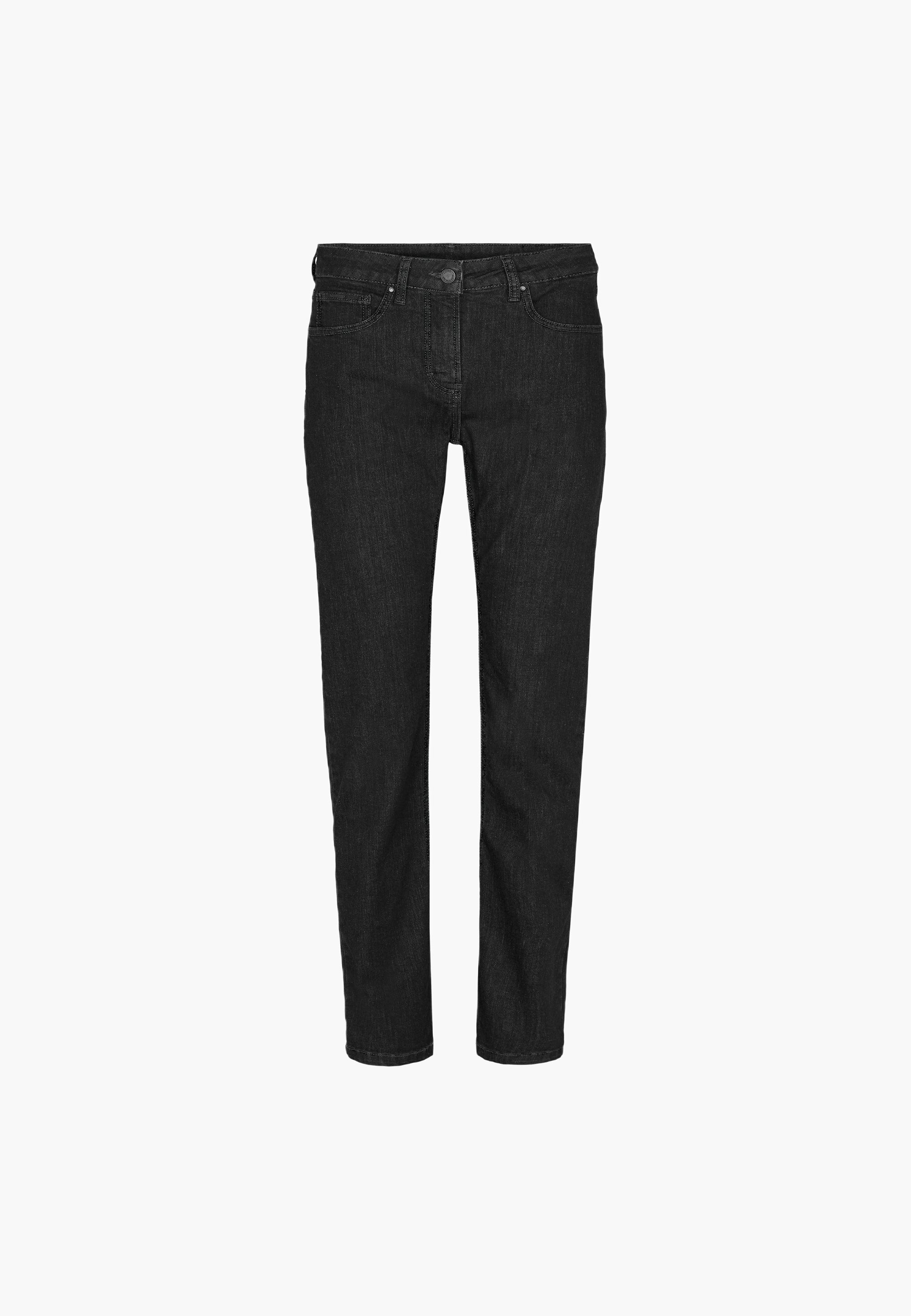 LAURIE  Charlotte Regular - Medium Length - Ecolabel Regular 99520 Washed Black Denim