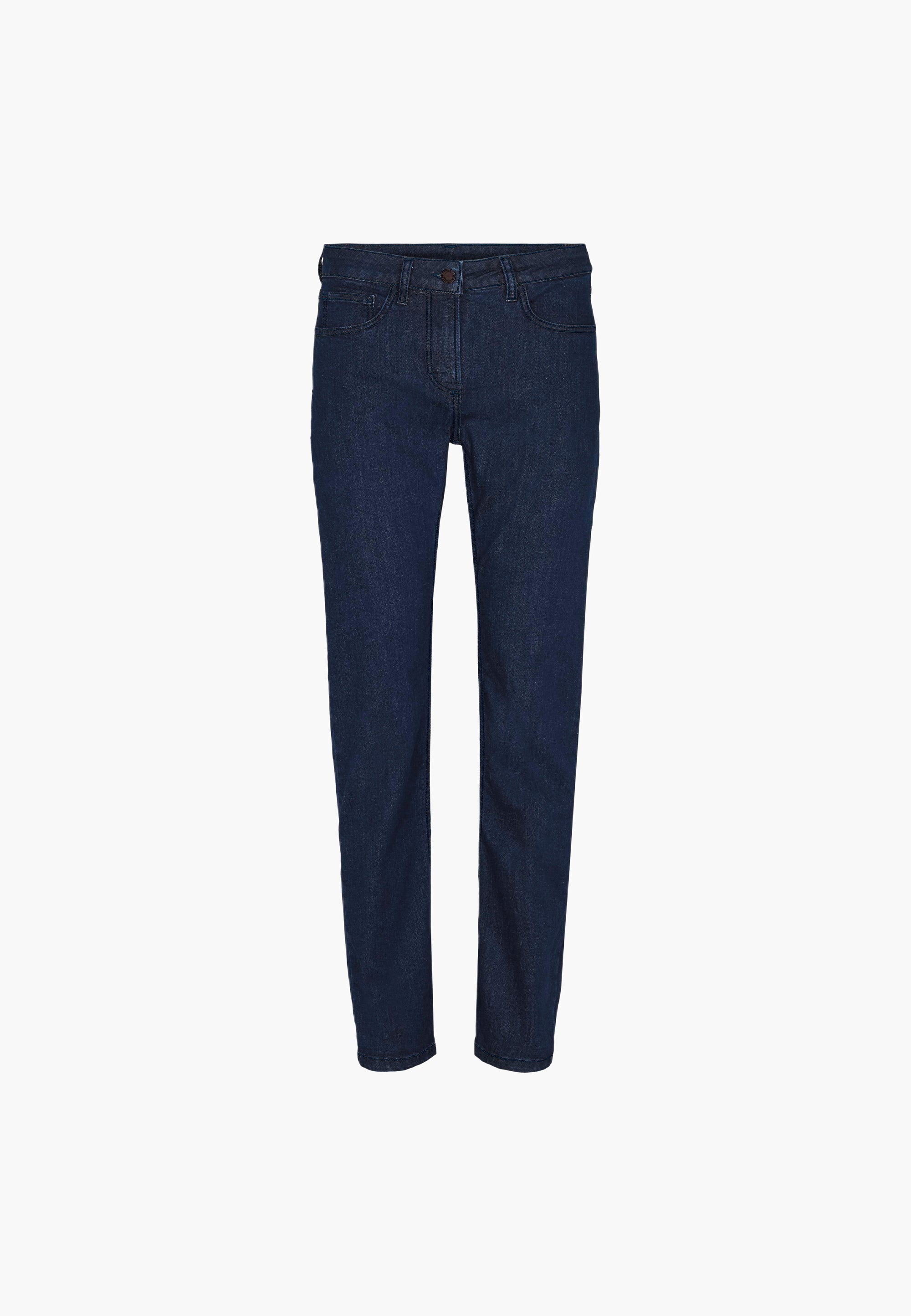 LAURIE  Charlotte Regular - Medium Length - Ecolabel Regular 49505 Dark Blue Denim